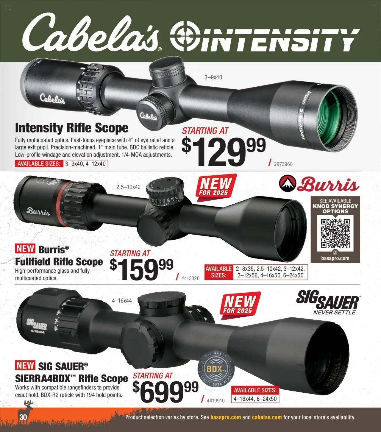 cabelas - Cabela's Deer Hunting 25 - from Wednesday 10/01 2025 - page: 30