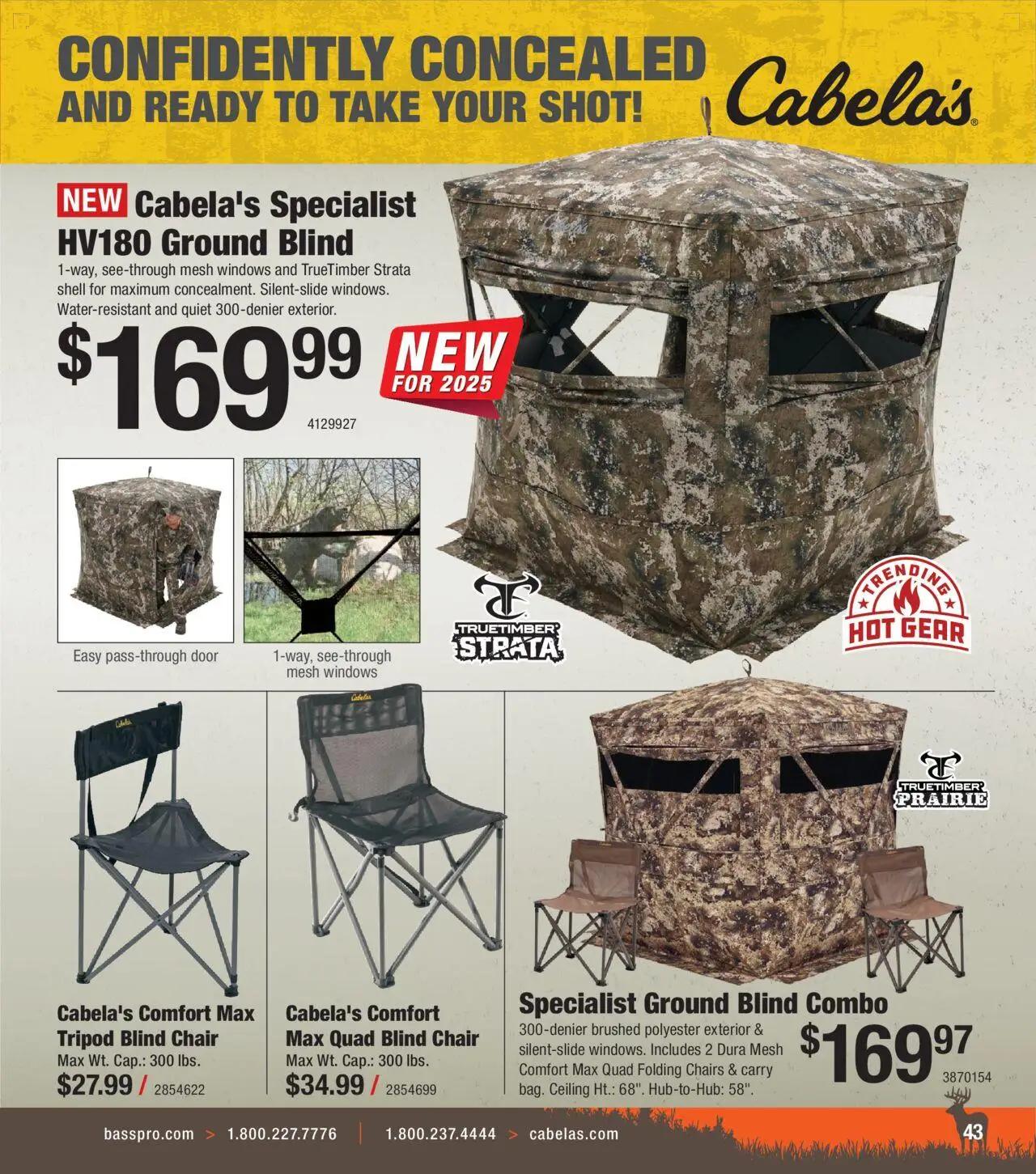 cabelas - Cabela's Deer Hunting 25 - from Wednesday 10/01 2025 - page: 43