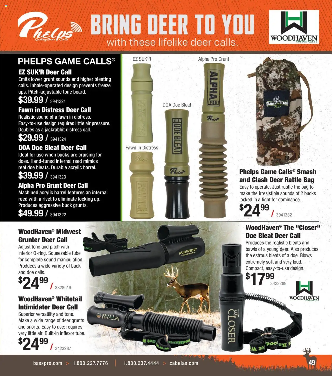 cabelas - Cabela's Deer Hunting 25 - from Wednesday 10/01 2025 - page: 49