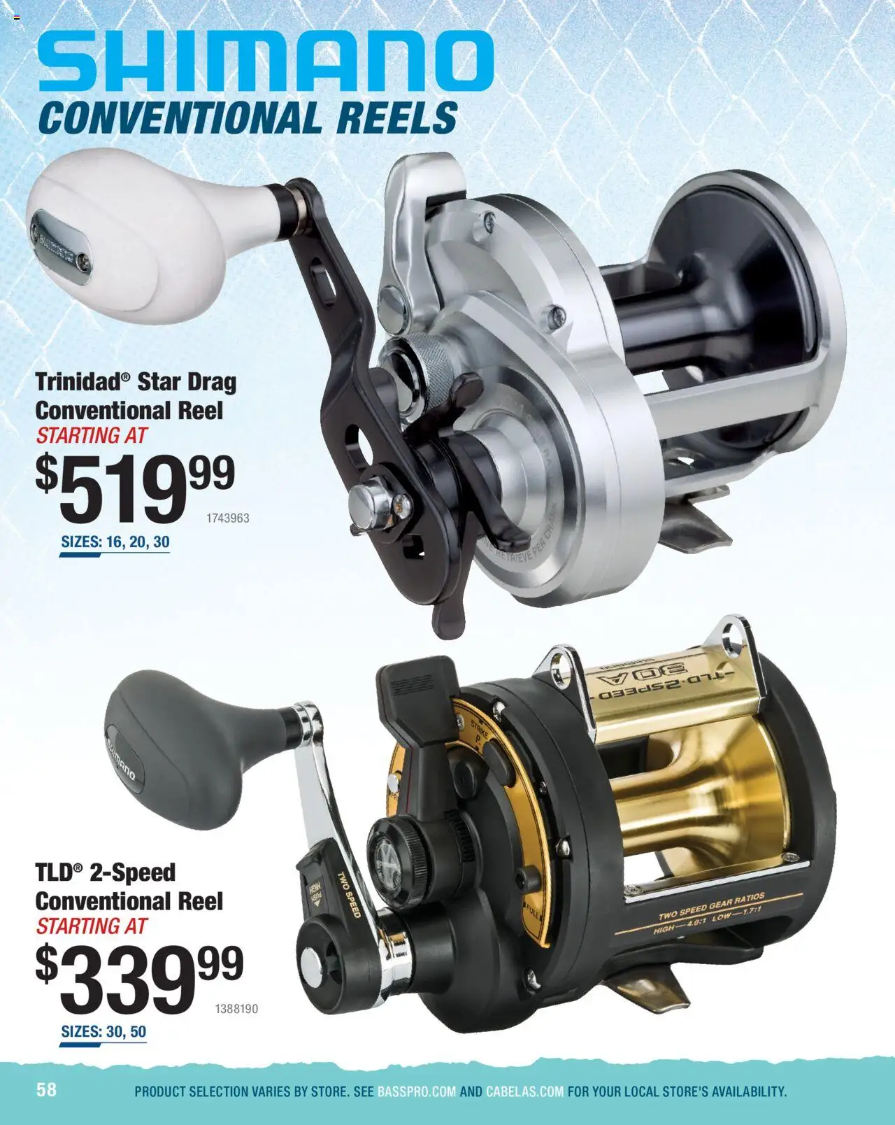 cabelas - Cabela's Saltwater Specialist 25 - from Wednesday 01/01 2025 - page: 58