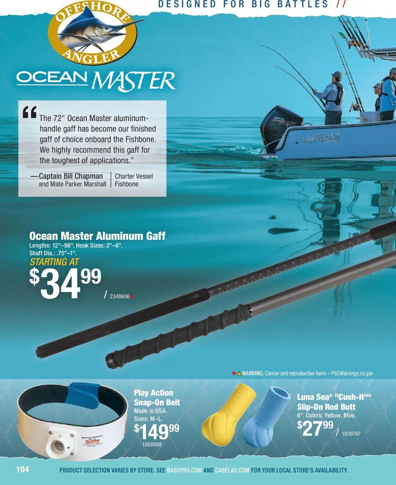 cabelas - Cabela's Saltwater Specialist 25 - from Wednesday 01/01 2025 - page: 104