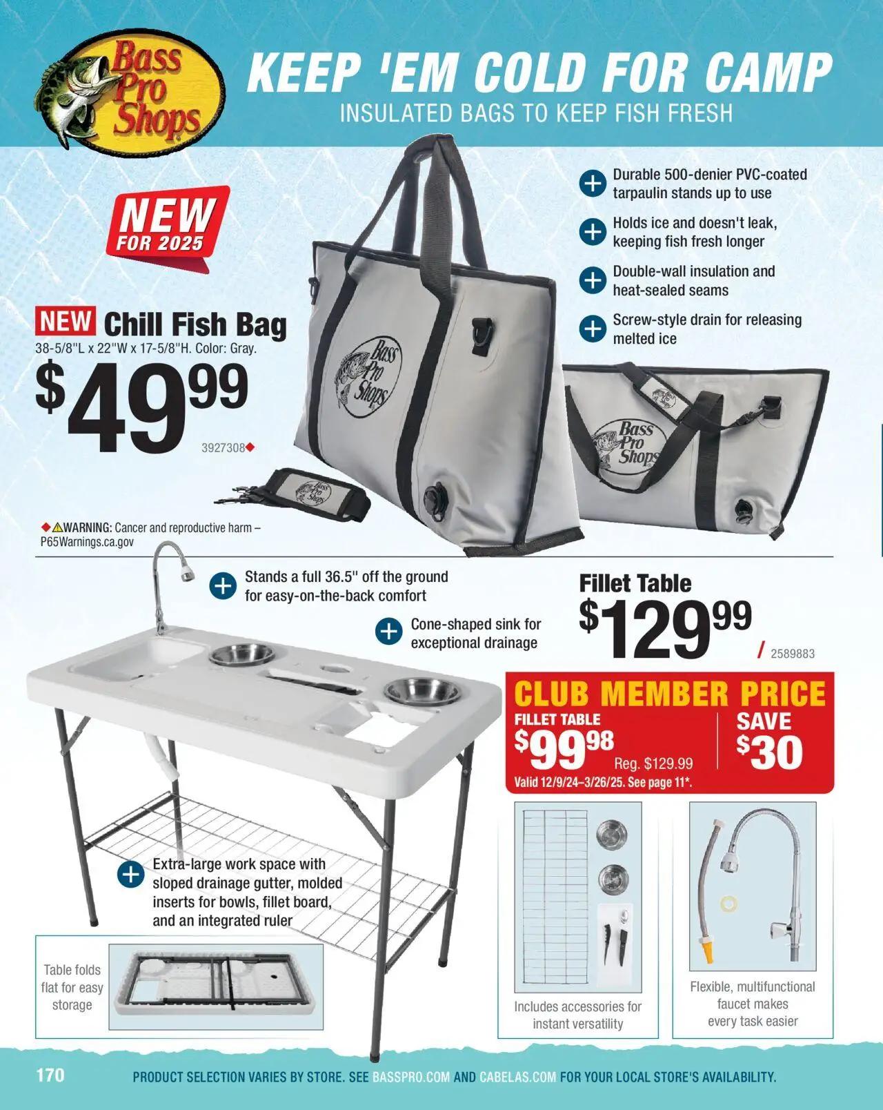 cabelas - Cabela's Saltwater Specialist 25 - from Wednesday 01/01 2025 - page: 170