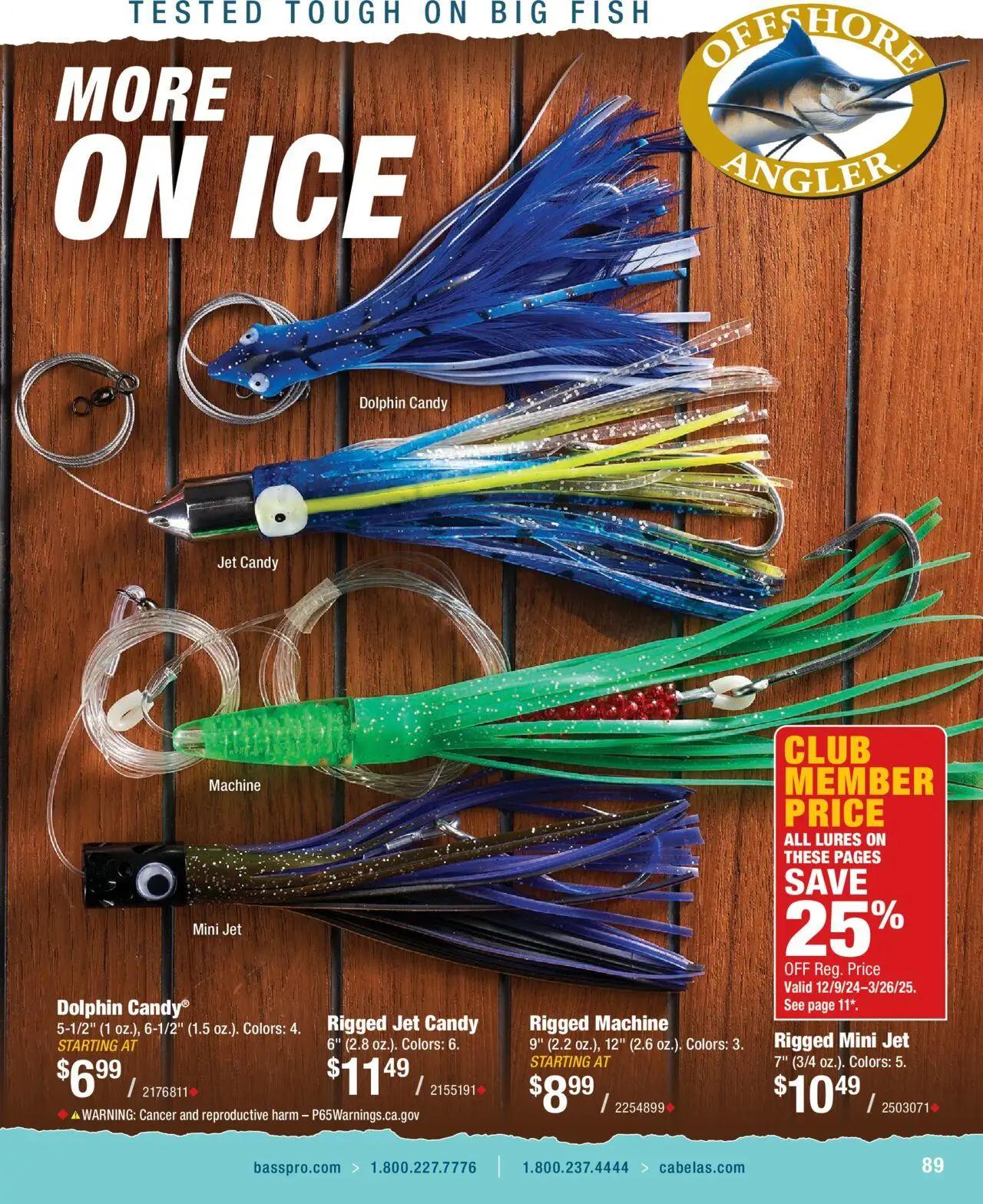 cabelas - Cabela's Saltwater Specialist 25 - from Wednesday 01/01 2025 - page: 89