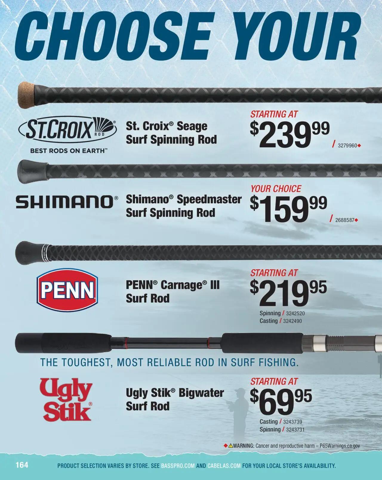 cabelas - Cabela's Saltwater Specialist 25 - from Wednesday 01/01 2025 - page: 164