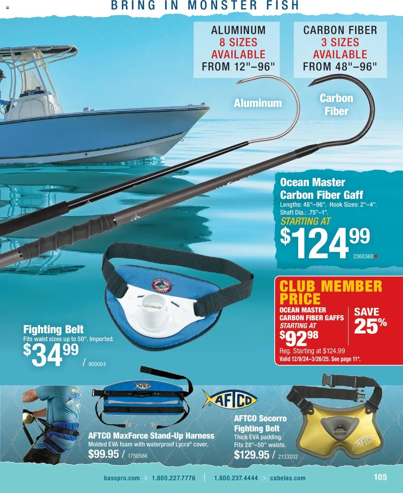 cabelas - Cabela's Saltwater Specialist 25 - from Wednesday 01/01 2025 - page: 105