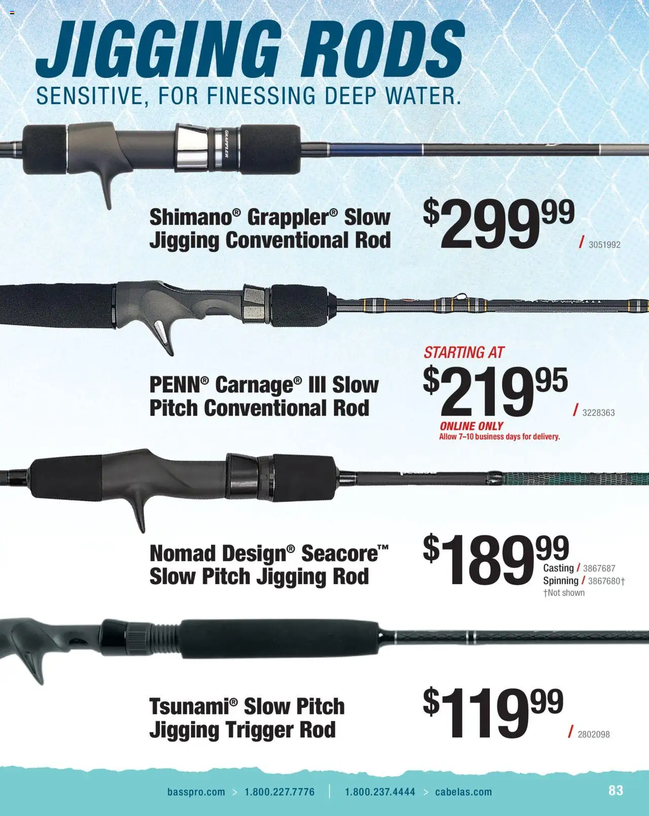 cabelas - Cabela's Saltwater Specialist 25 - from Wednesday 01/01 2025 - page: 83