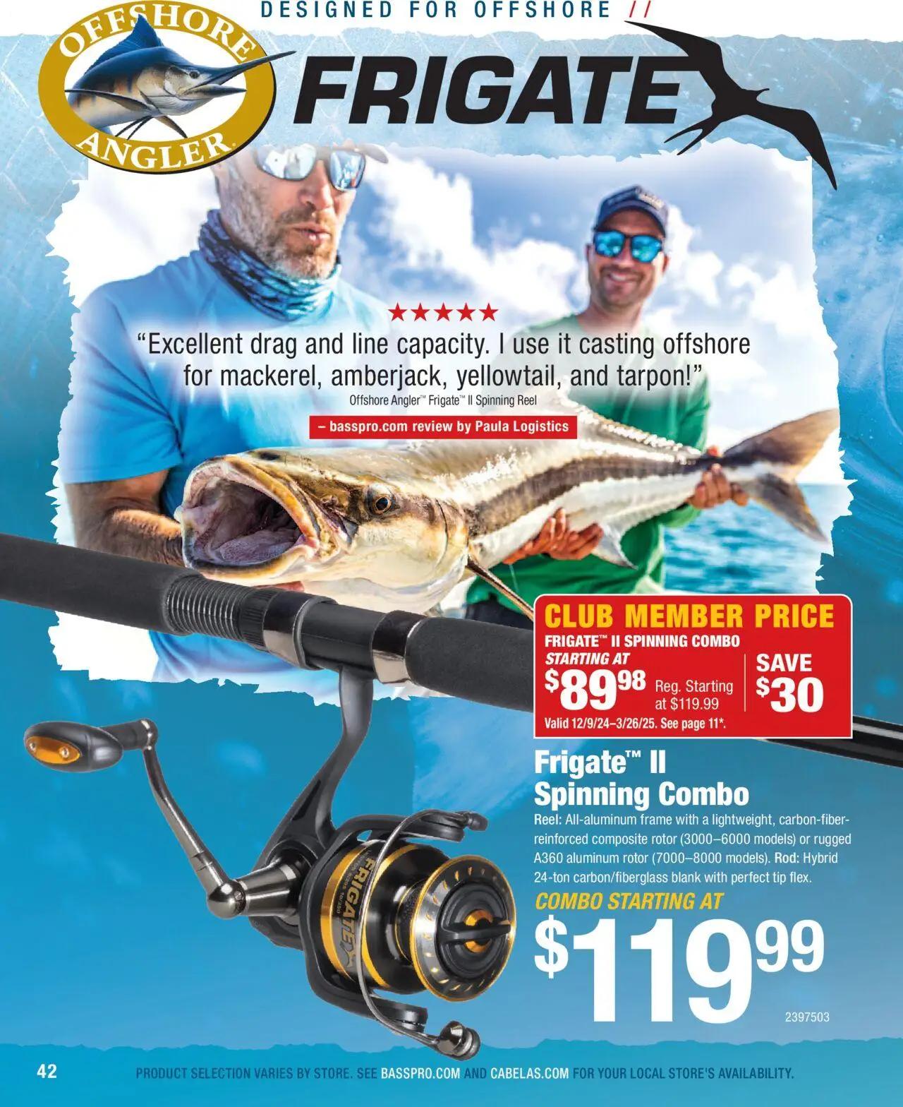 cabelas - Cabela's Saltwater Specialist 25 - from Wednesday 01/01 2025 - page: 42