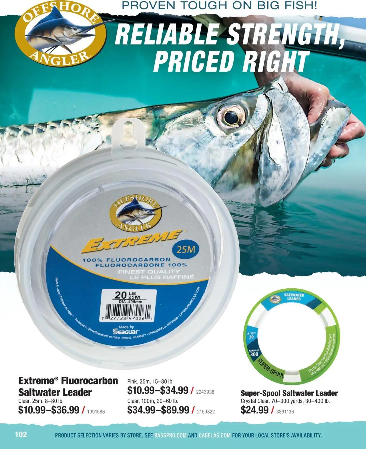 cabelas - Cabela's Saltwater Specialist 25 - from Wednesday 01/01 2025 - page: 102