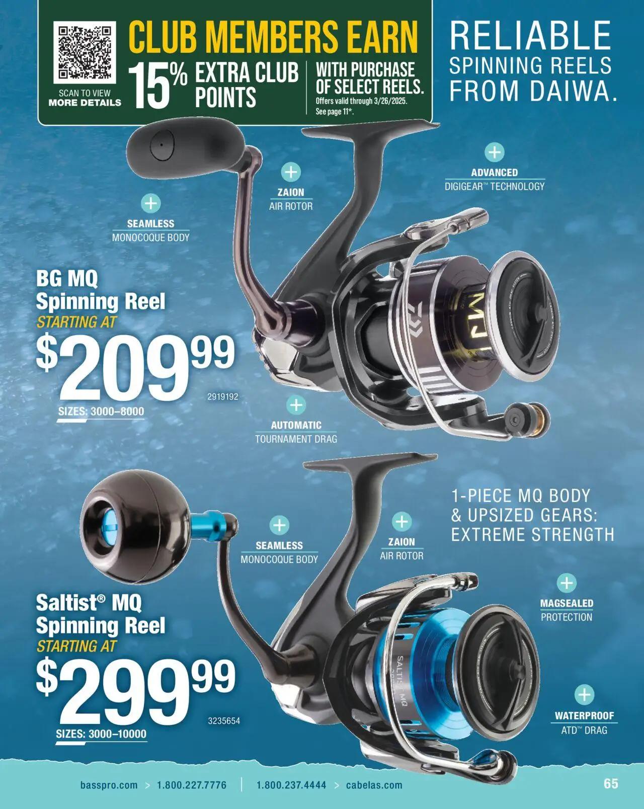 cabelas - Cabela's Saltwater Specialist 25 - from Wednesday 01/01 2025 - page: 65
