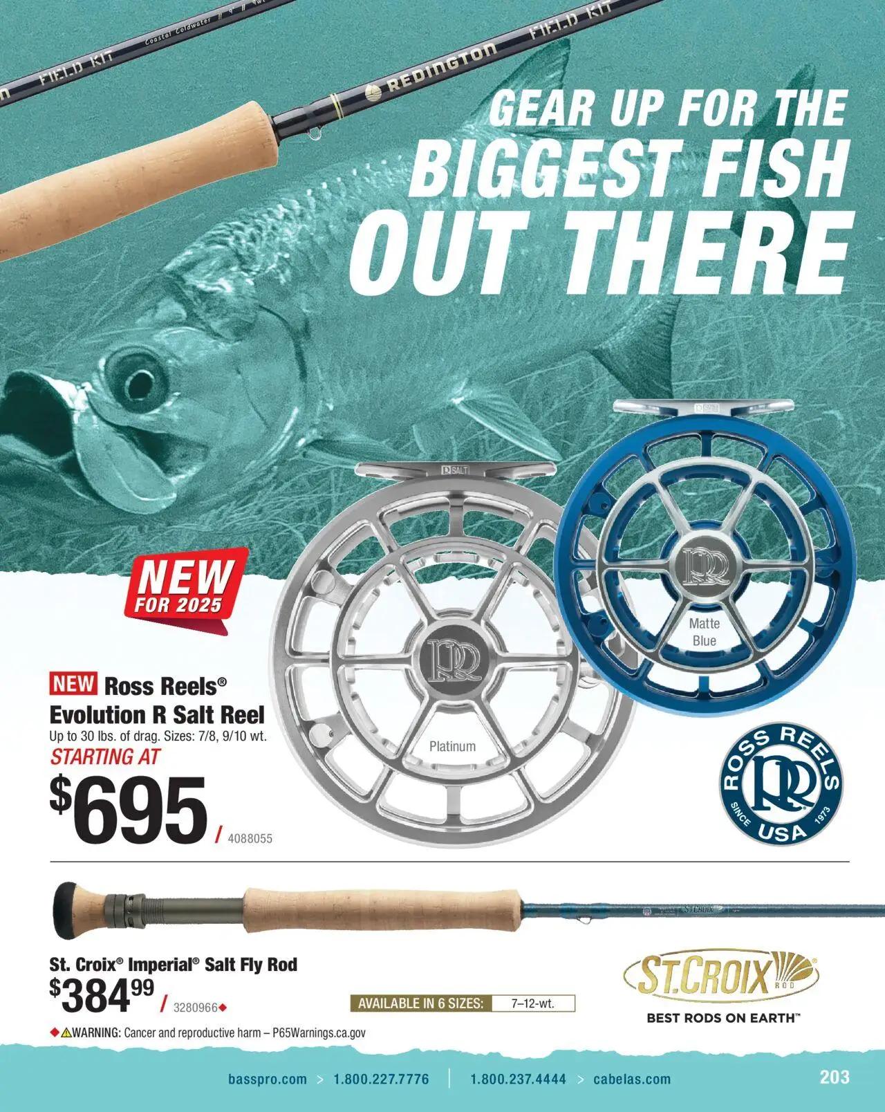 cabelas - Cabela's Saltwater Specialist 25 - from Wednesday 01/01 2025 - page: 203