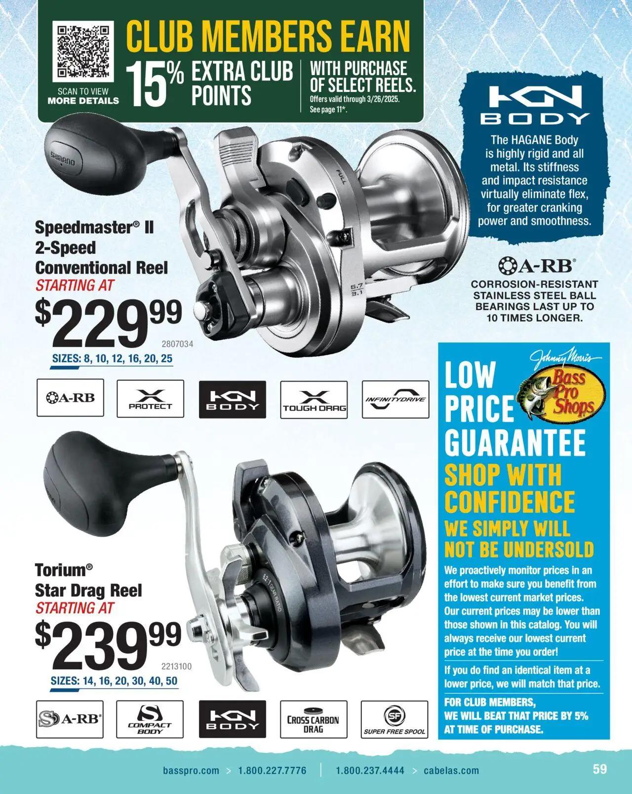 cabelas - Cabela's Saltwater Specialist 25 - from Wednesday 01/01 2025 - page: 59