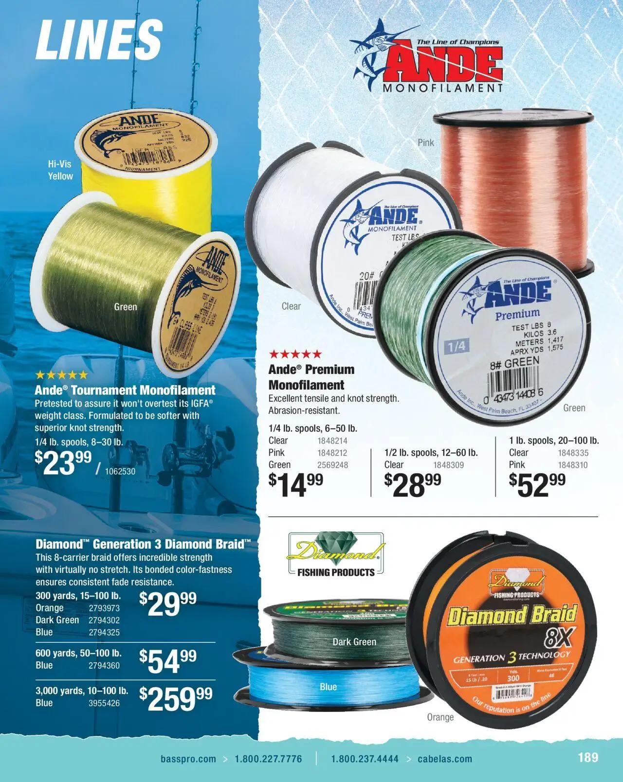 cabelas - Cabela's Saltwater Specialist 25 - from Wednesday 01/01 2025 - page: 189