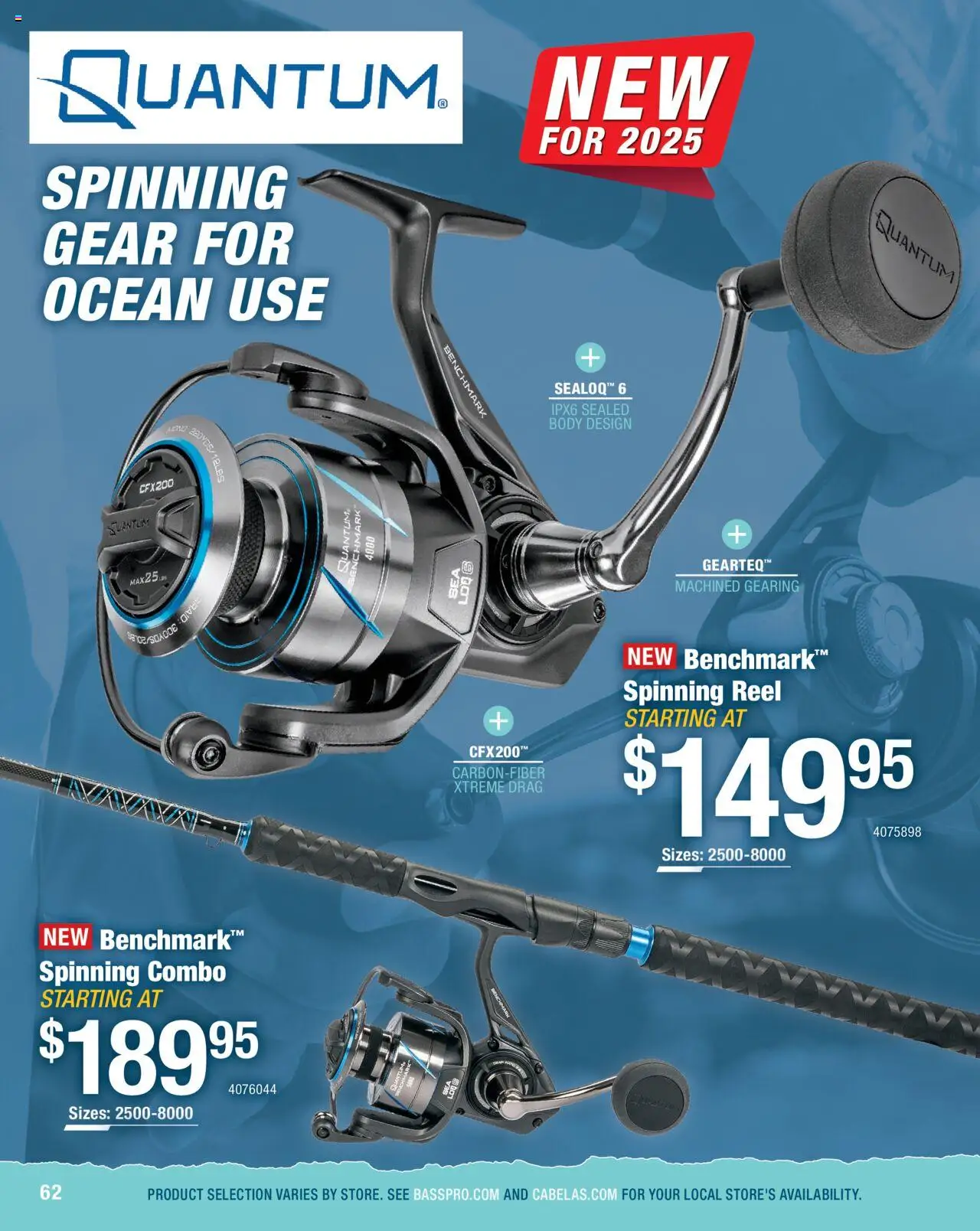 cabelas - Cabela's Saltwater Specialist 25 - from Wednesday 01/01 2025 - page: 62