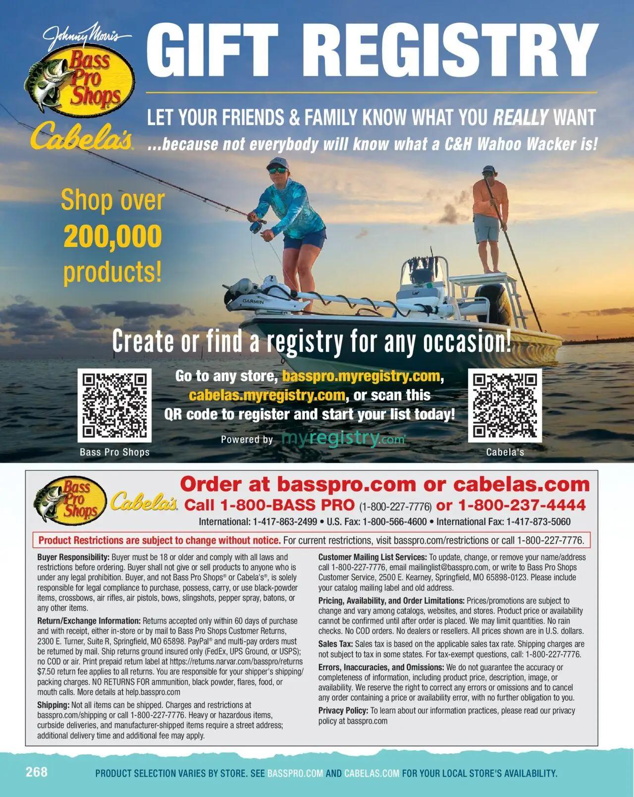 cabelas - Cabela's Saltwater Specialist 25 - from Wednesday 01/01 2025 - page: 268