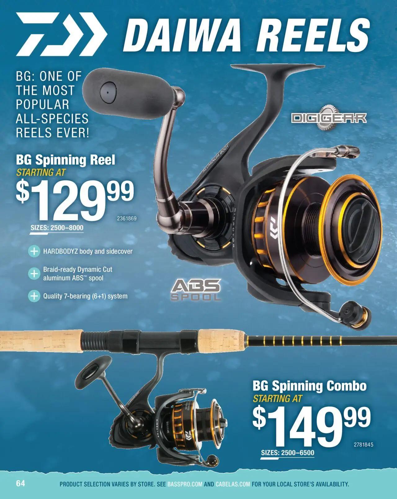 cabelas - Cabela's Saltwater Specialist 25 - from Wednesday 01/01 2025 - page: 64