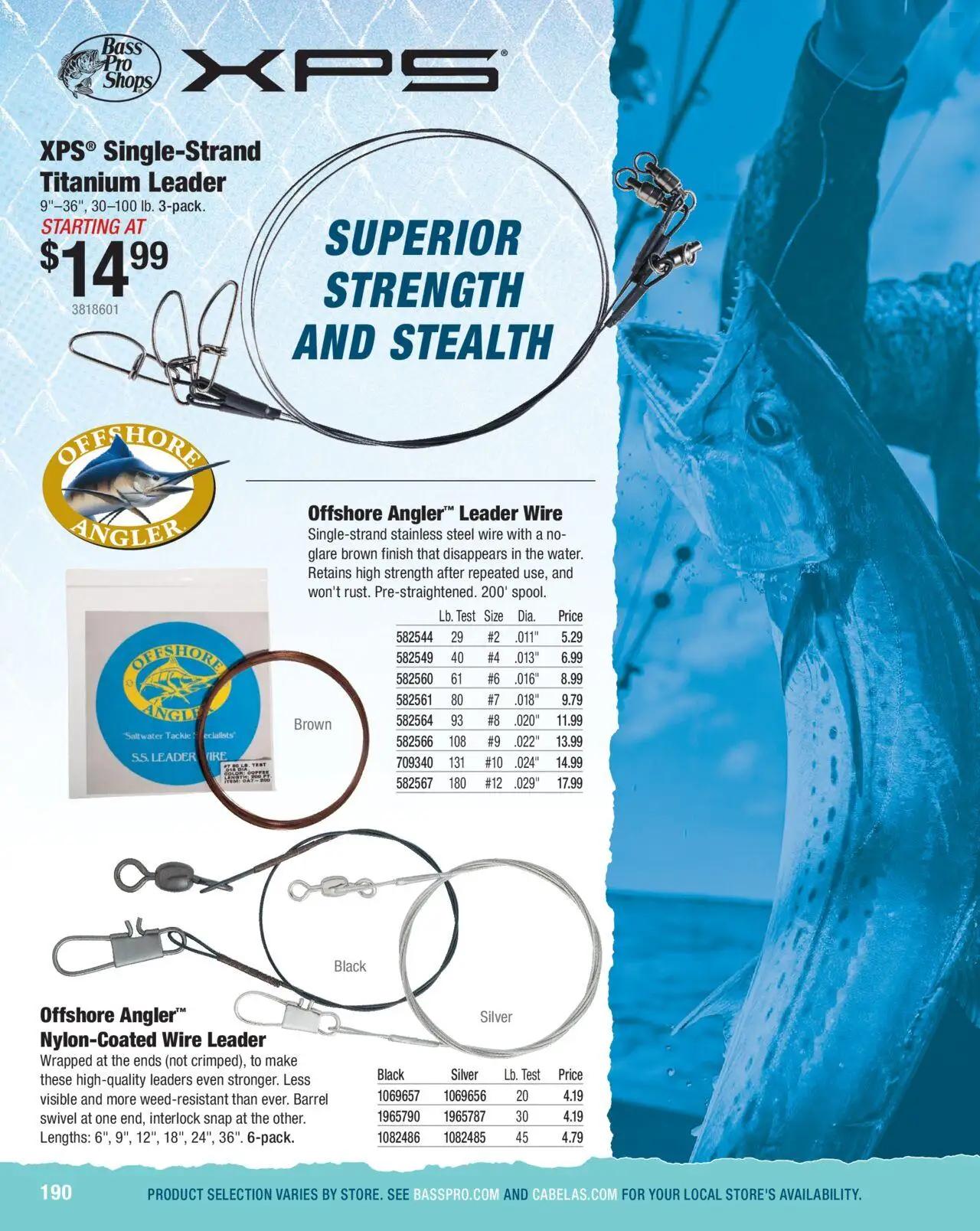 cabelas - Cabela's Saltwater Specialist 25 - from Wednesday 01/01 2025 - page: 190