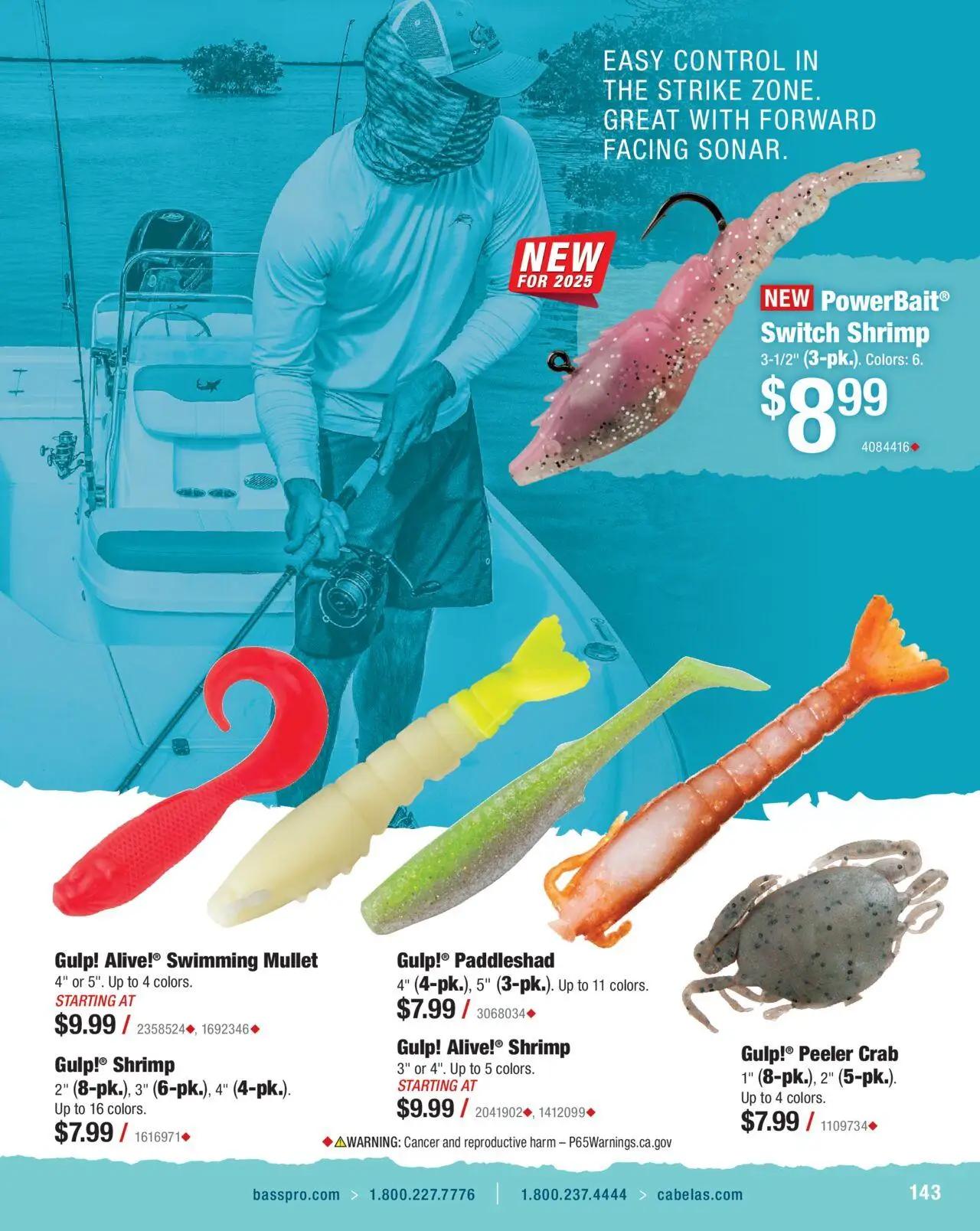 cabelas - Cabela's Saltwater Specialist 25 - from Wednesday 01/01 2025 - page: 143