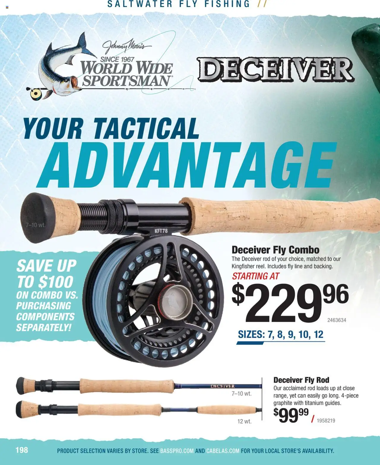 cabelas - Cabela's Saltwater Specialist 25 - from Wednesday 01/01 2025 - page: 198