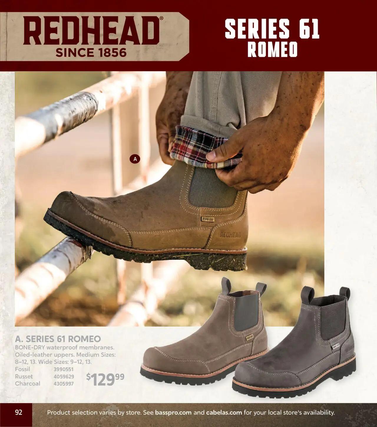 cabelas - Cabela's Fall Clothing 25 - from Wednesday 10/01 2025 - page: 92