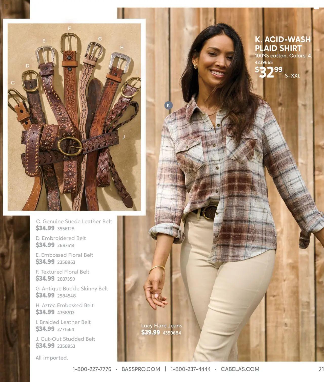 cabelas - Cabela's Fall Clothing 25 - from Wednesday 10/01 2025 - page: 21