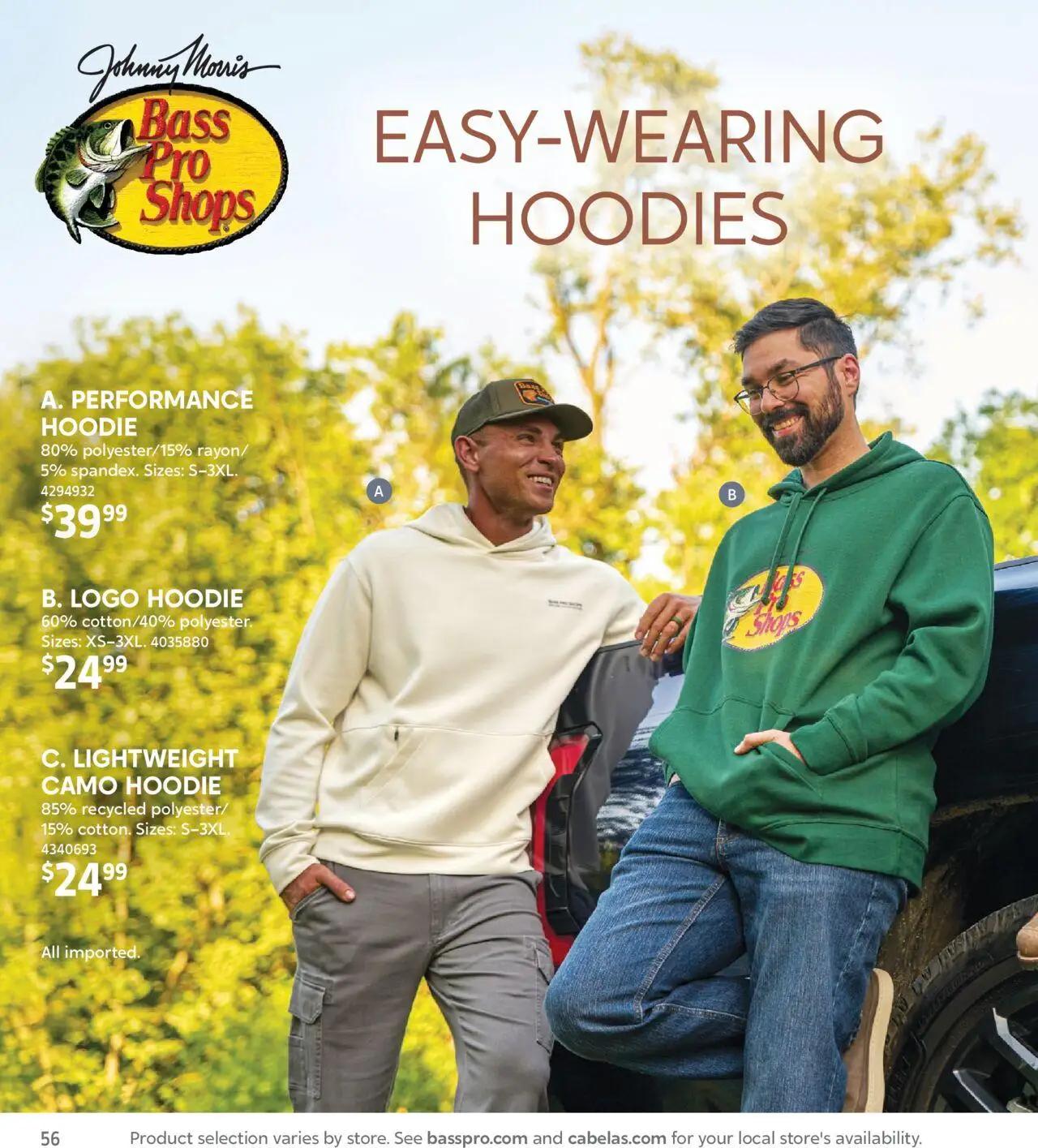 cabelas - Cabela's Fall Clothing 25 - from Wednesday 10/01 2025 - page: 56