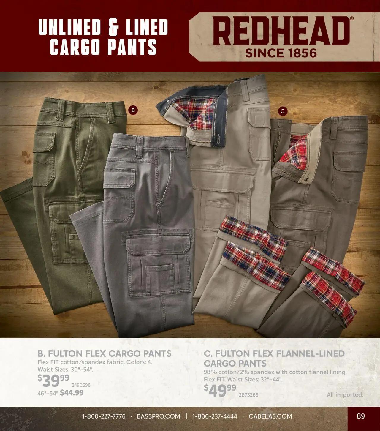 cabelas - Cabela's Fall Clothing 25 - from Wednesday 10/01 2025 - page: 89