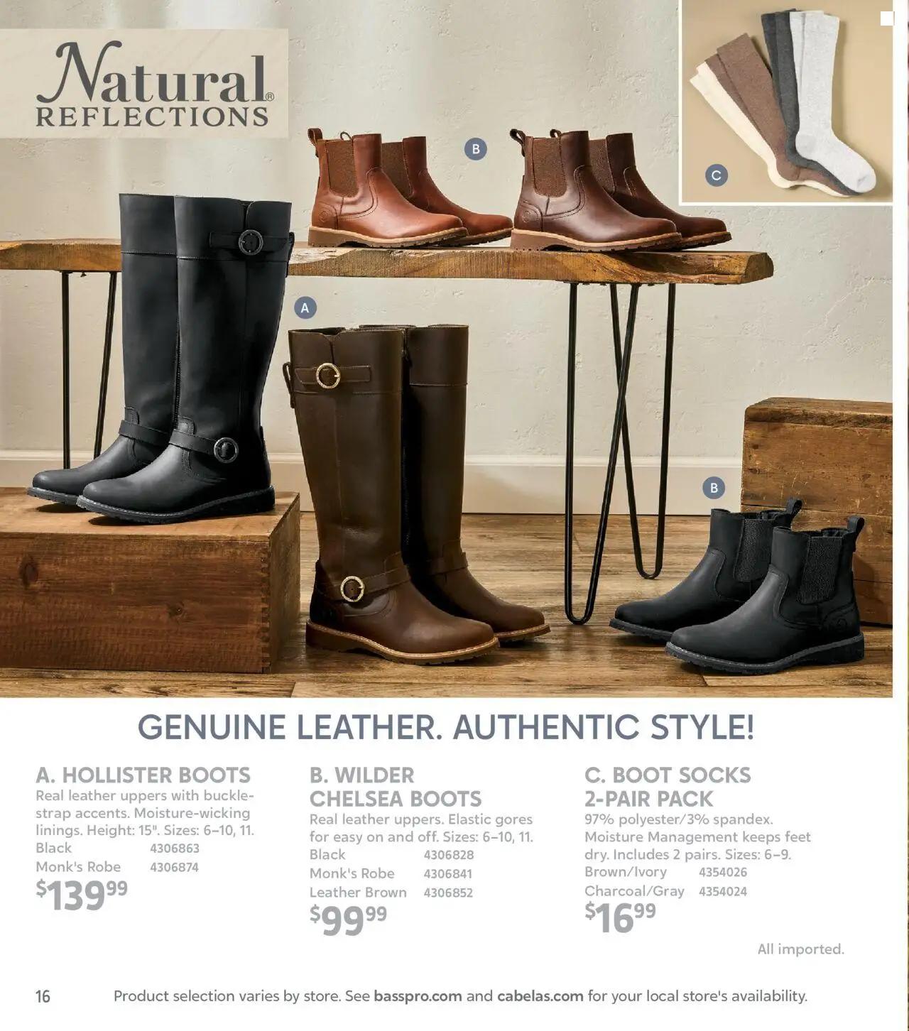 cabelas - Cabela's Fall Clothing 25 - from Wednesday 10/01 2025 - page: 16