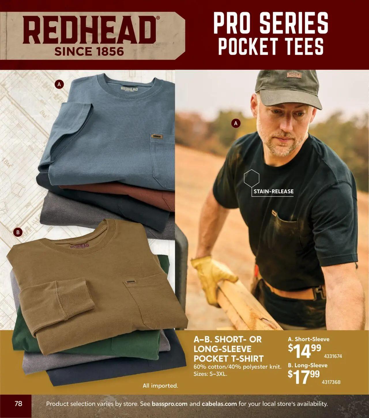 cabelas - Cabela's Fall Clothing 25 - from Wednesday 10/01 2025 - page: 78