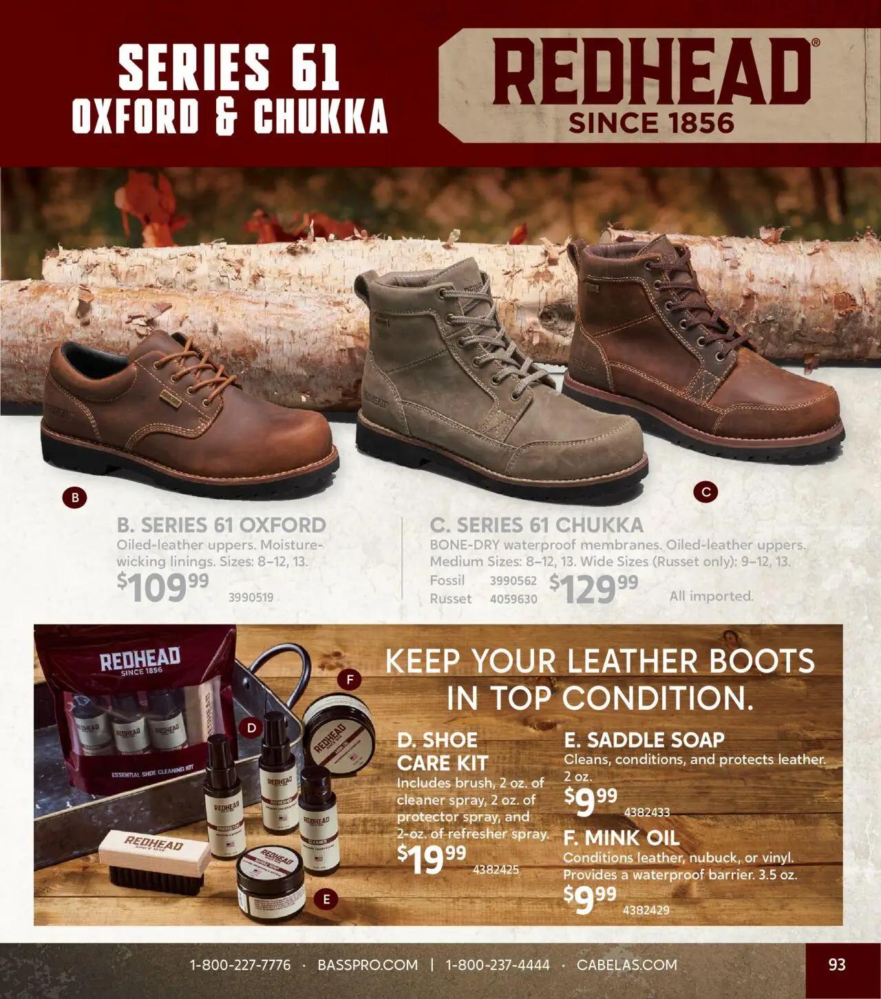 cabelas - Cabela's Fall Clothing 25 - from Wednesday 10/01 2025 - page: 93