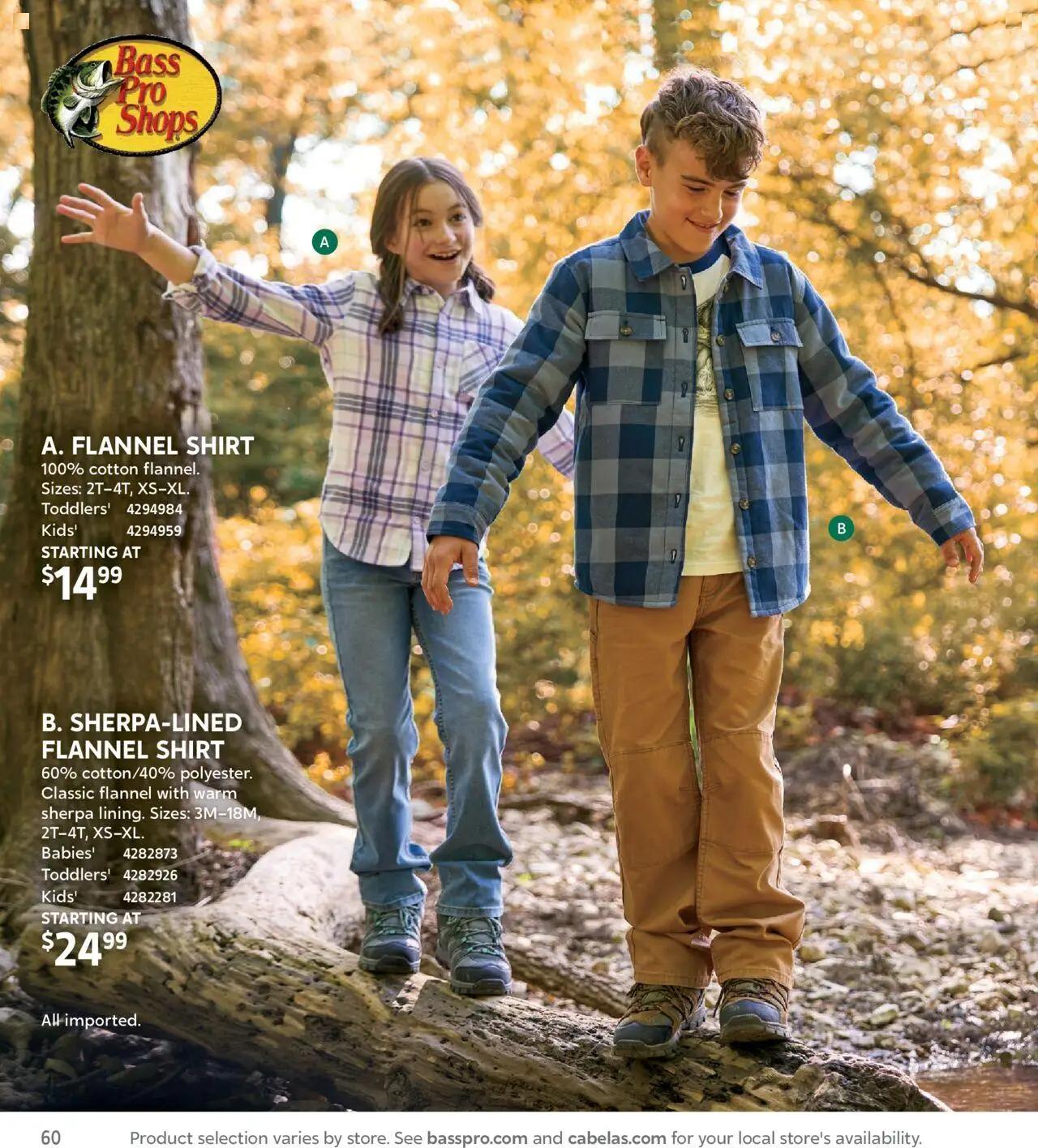 cabelas - Cabela's Fall Clothing 25 - from Wednesday 10/01 2025 - page: 60