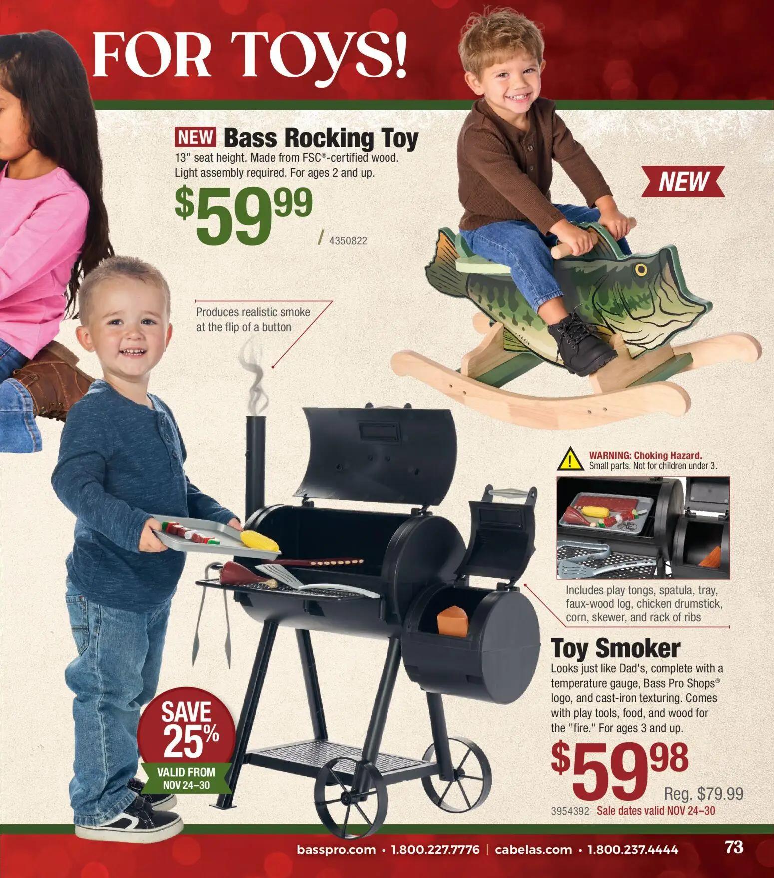 cabelas - Cabela's Kids' Wishbook 25 - from Saturday 11/01 2025 - page: 73