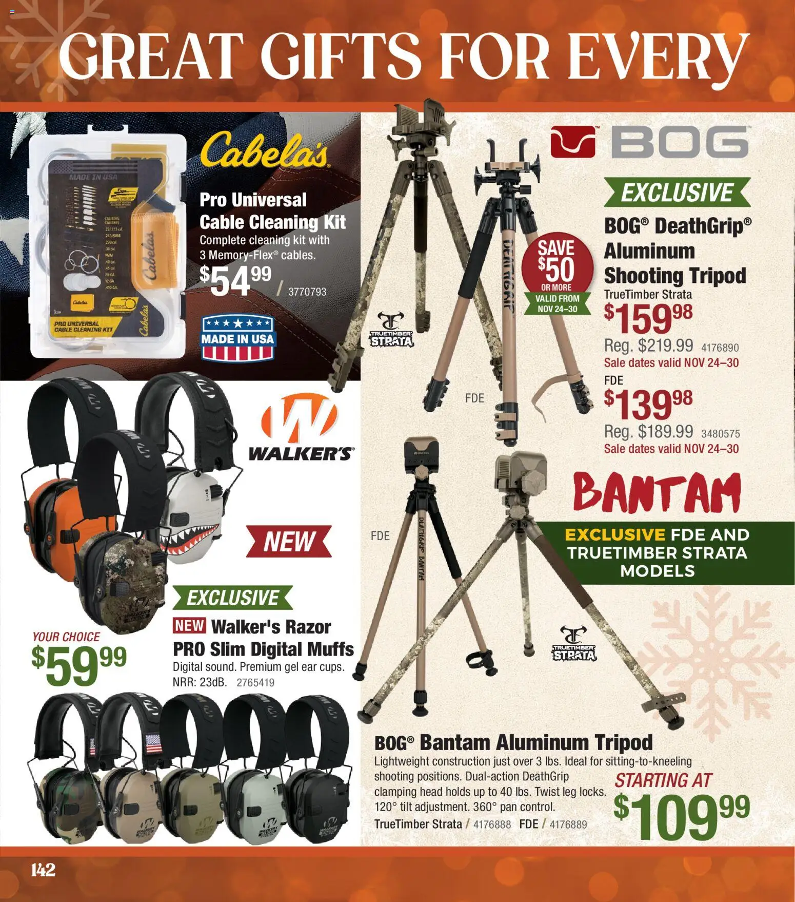 cabelas - Cabela's Christmas Gift Guide 25 - from Saturday 11/01 2025 - page: 142