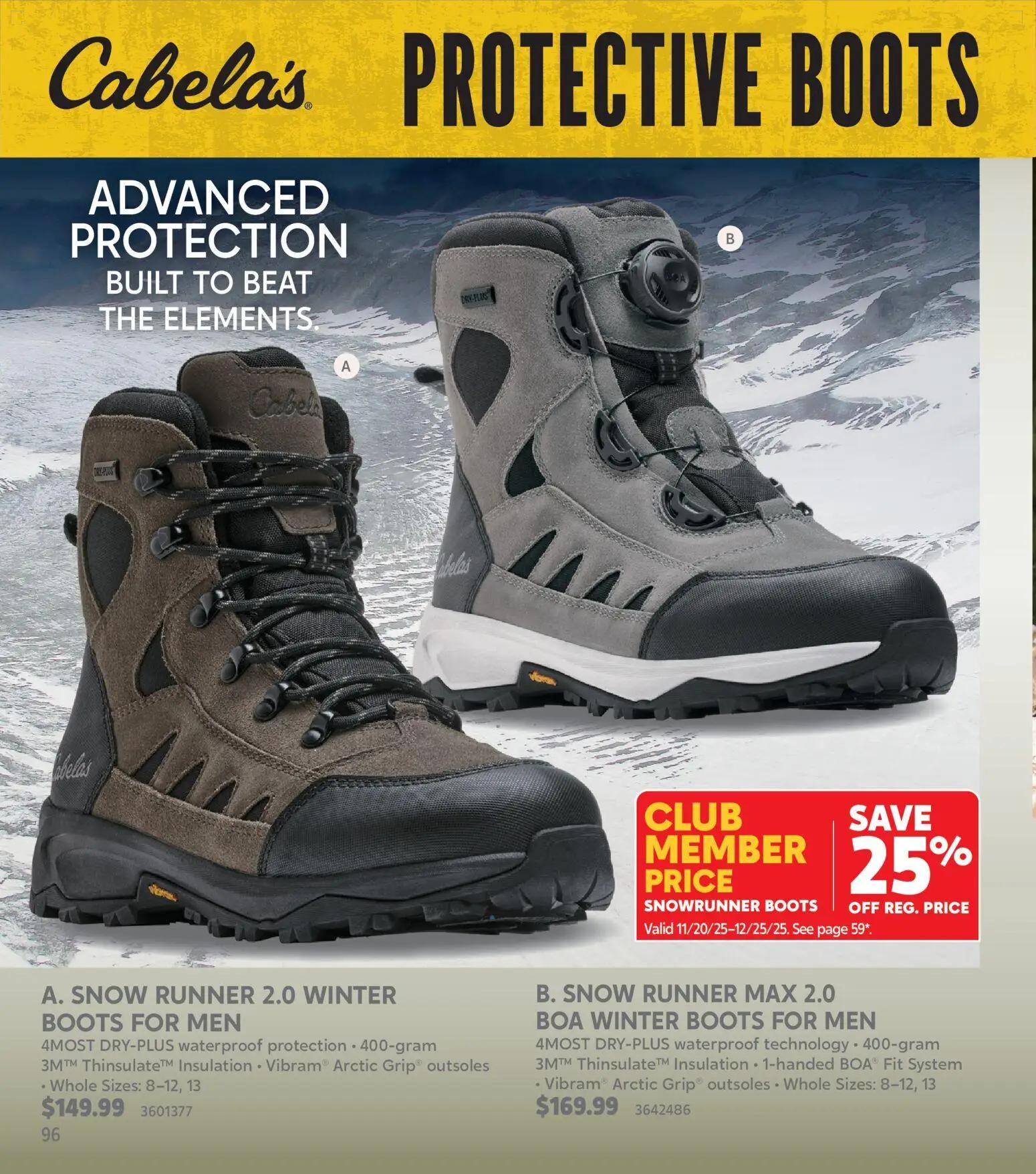 cabelas - Cabela's Winter Clothing 25 - from Thursday 11/20 2025 - page: 96
