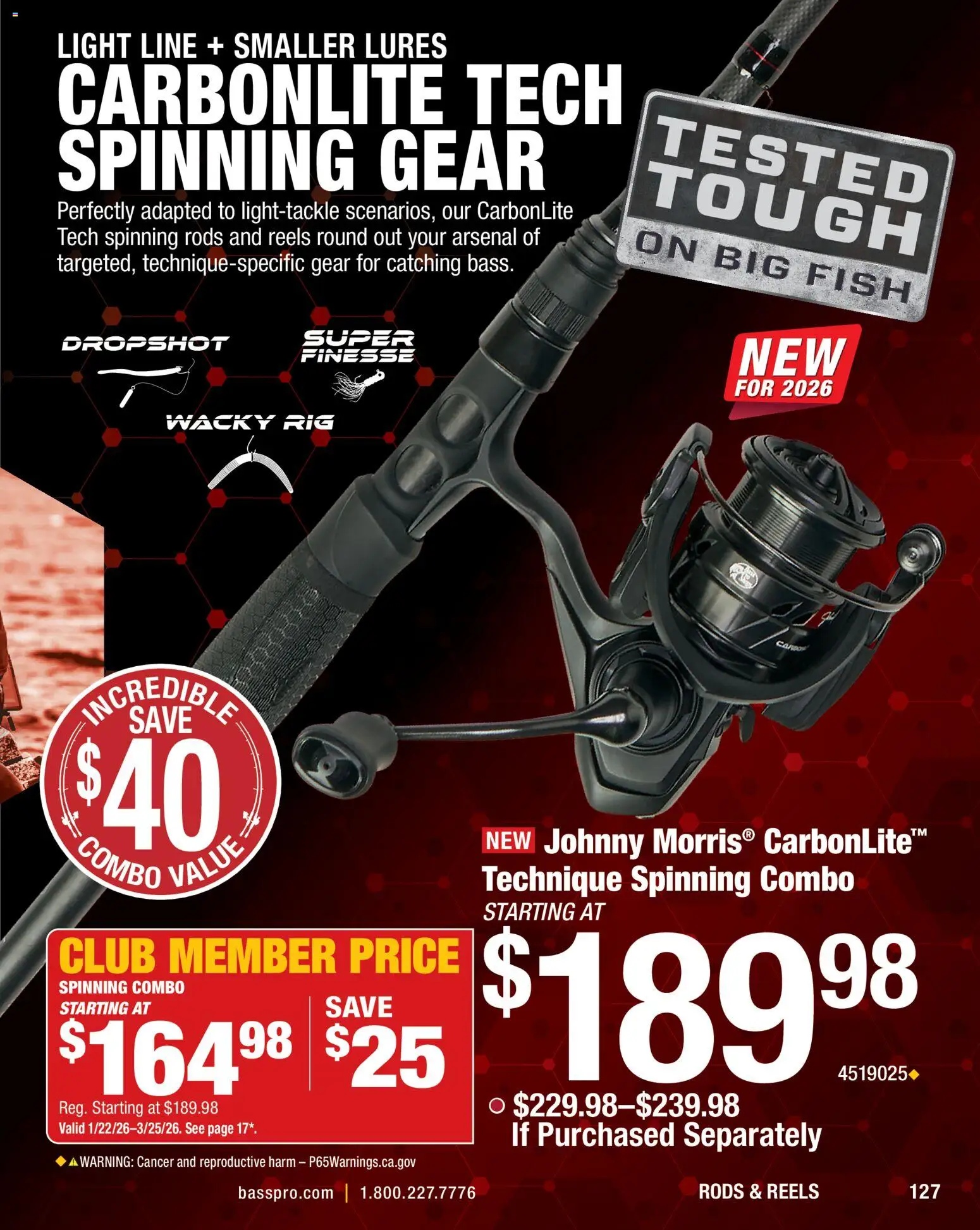 cabelas - Cabela's Spring Fishing Master 26 - from Thursday 01/22 2026 - page: 127