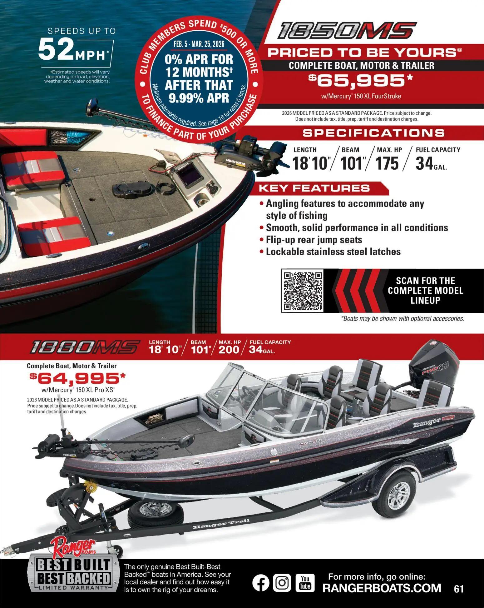 cabelas - Cabela's Spring Fishing Master 26 - from Thursday 01/22 2026 - page: 61