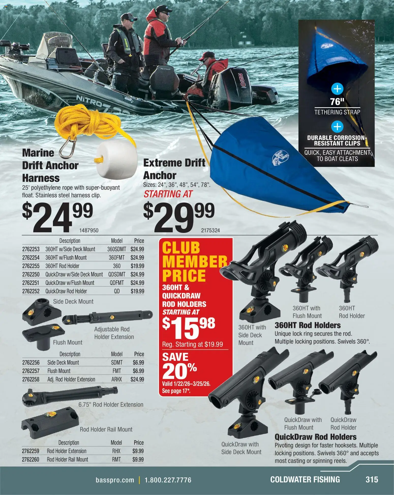 cabelas - Cabela's Spring Fishing Master 26 - from Thursday 01/22 2026 - page: 315