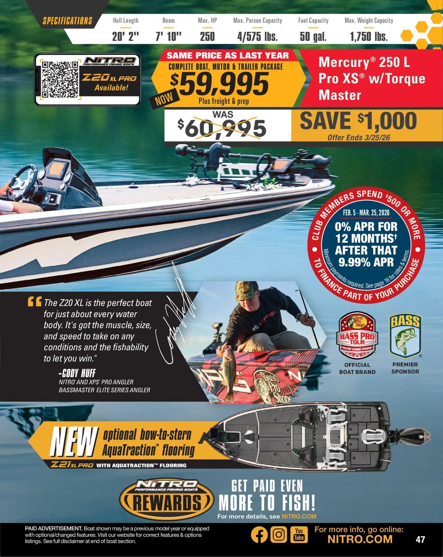 cabelas - Cabela's Spring Fishing Master 26 - from Thursday 01/22 2026 - page: 47