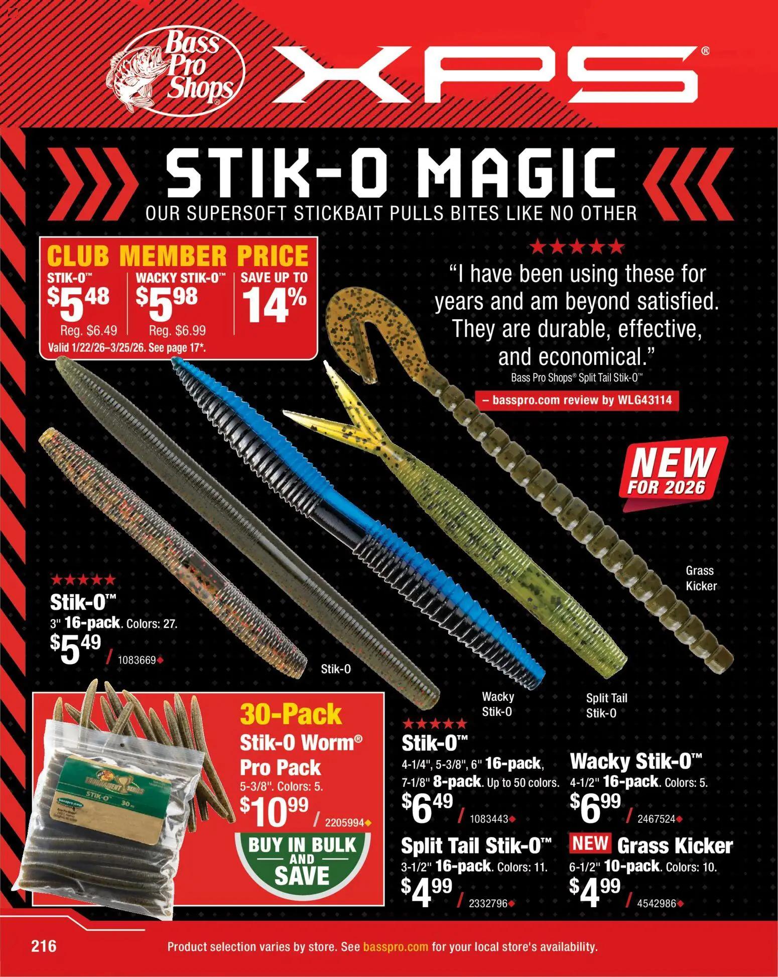 cabelas - Cabela's Spring Fishing Master 26 - from Thursday 01/22 2026 - page: 216