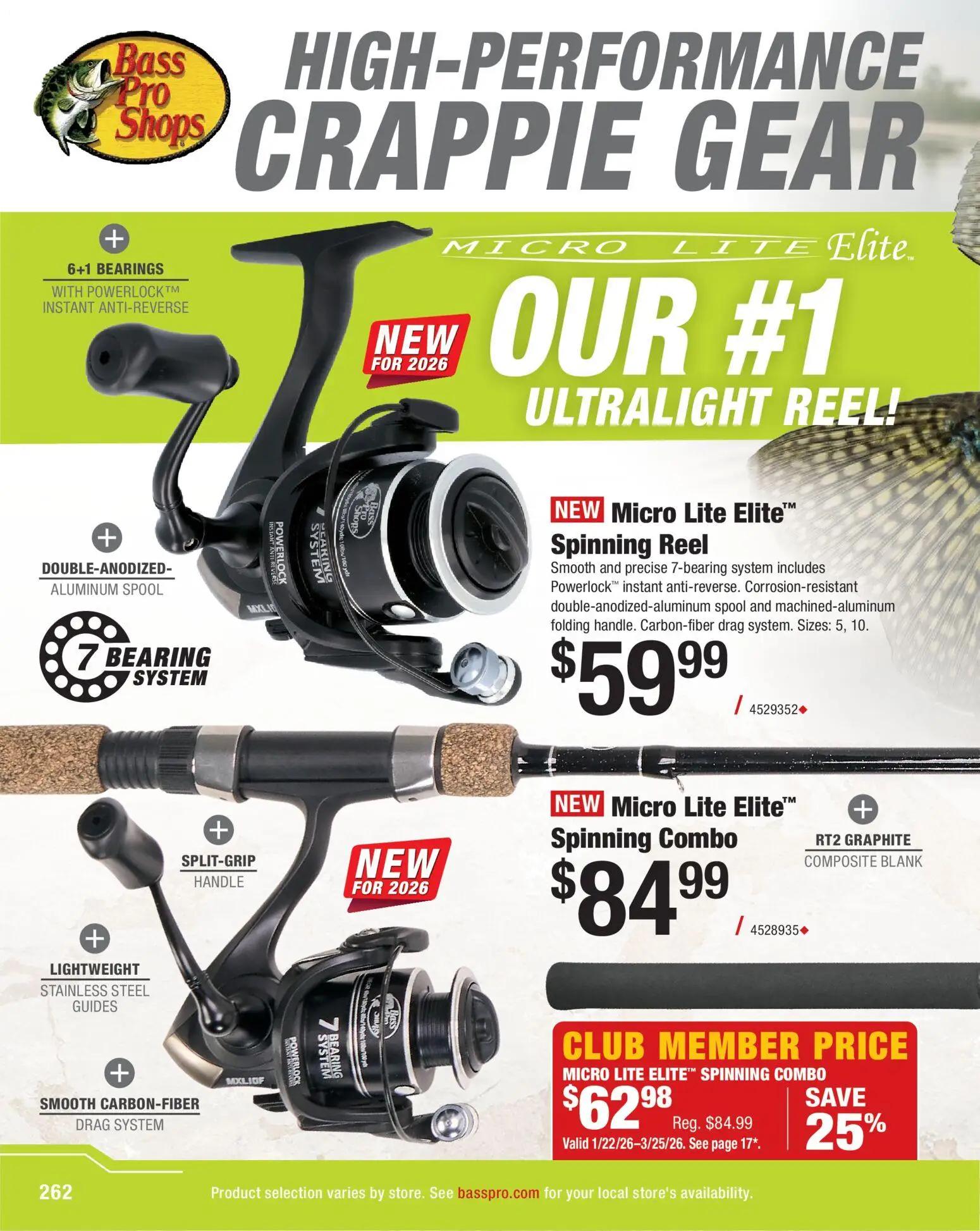 cabelas - Cabela's Spring Fishing Master 26 - from Thursday 01/22 2026 - page: 262
