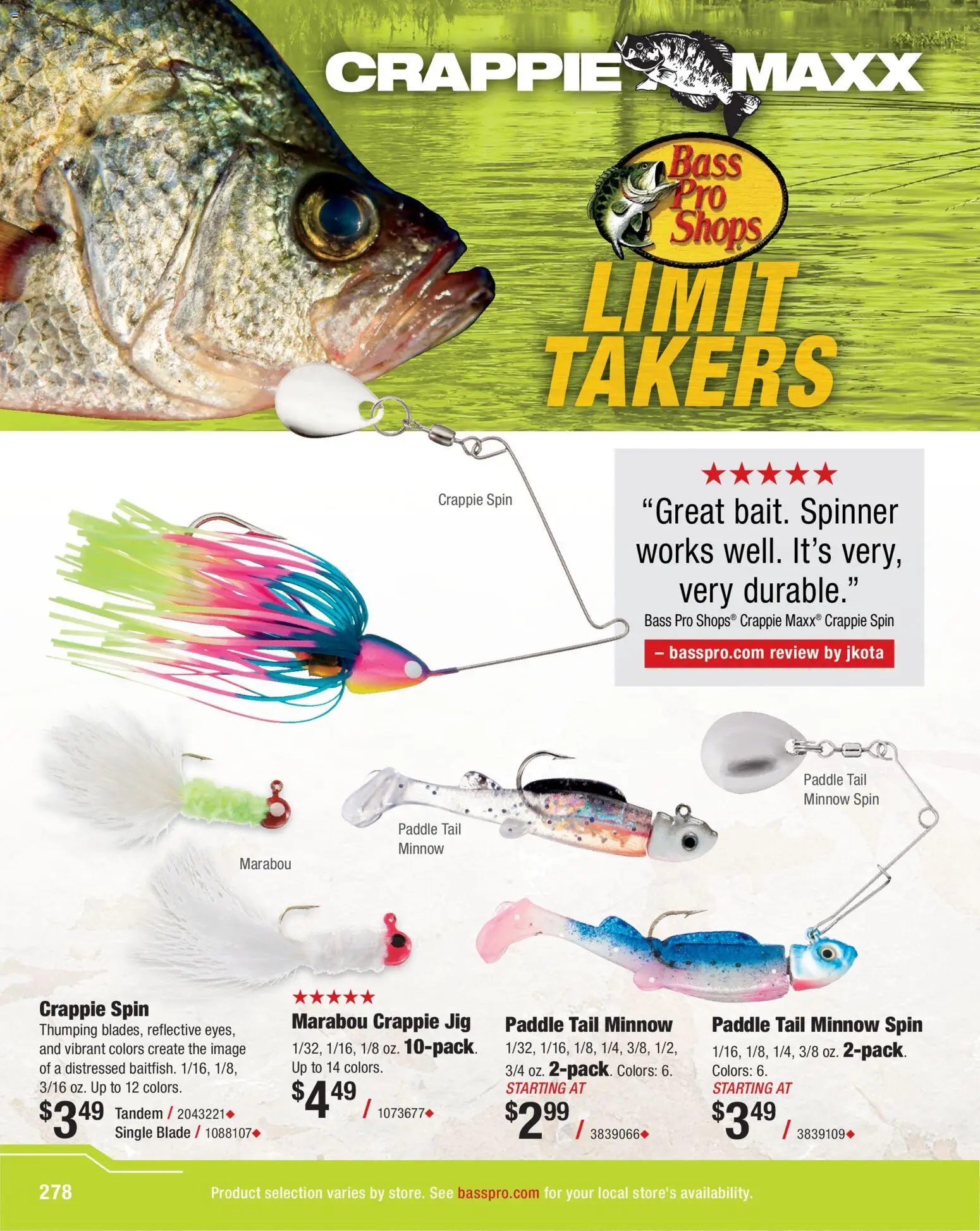 cabelas - Cabela's Spring Fishing Master 26 - from Thursday 01/22 2026 - page: 278