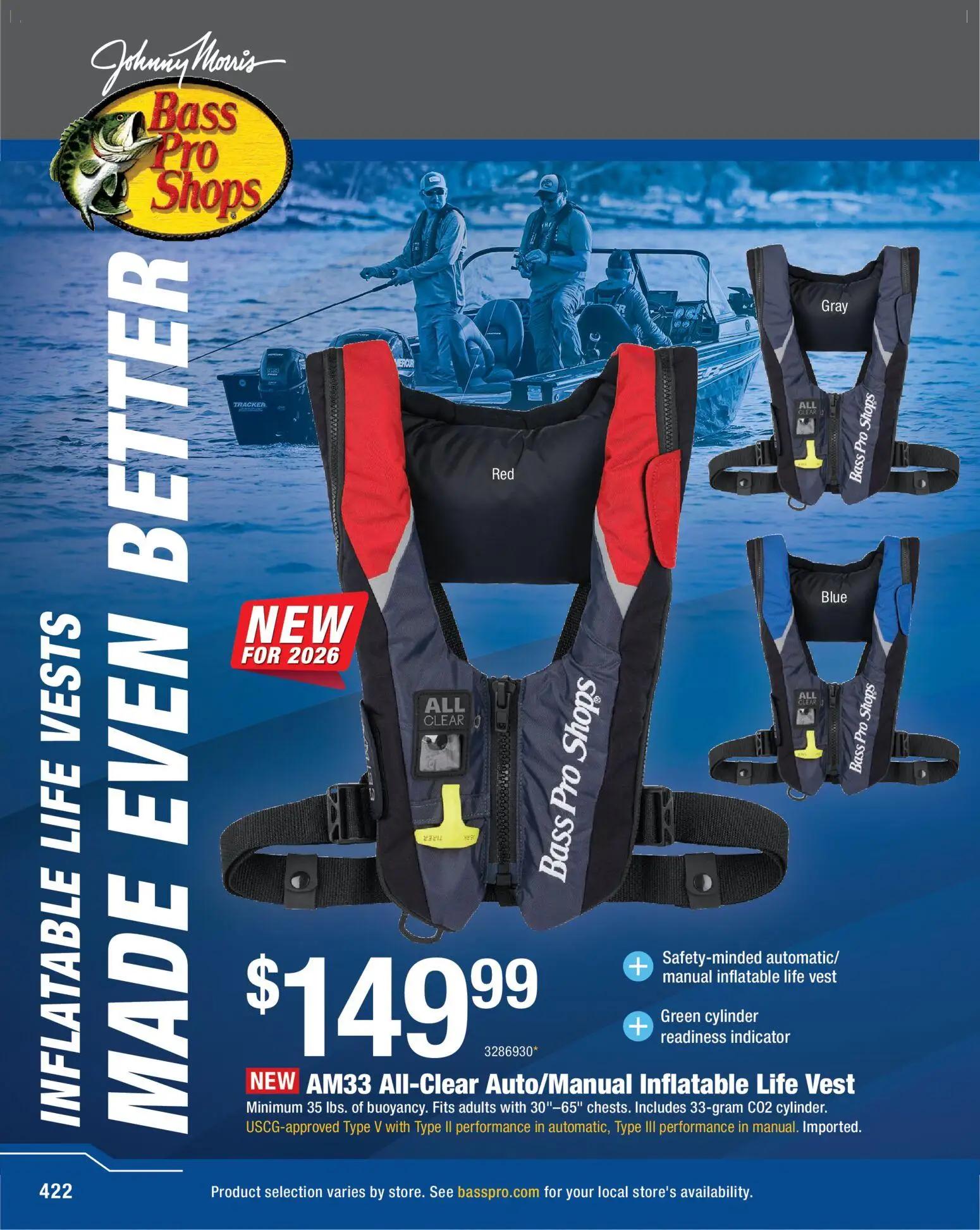 cabelas - Cabela's Spring Fishing Master 26 - from Thursday 01/22 2026 - page: 422