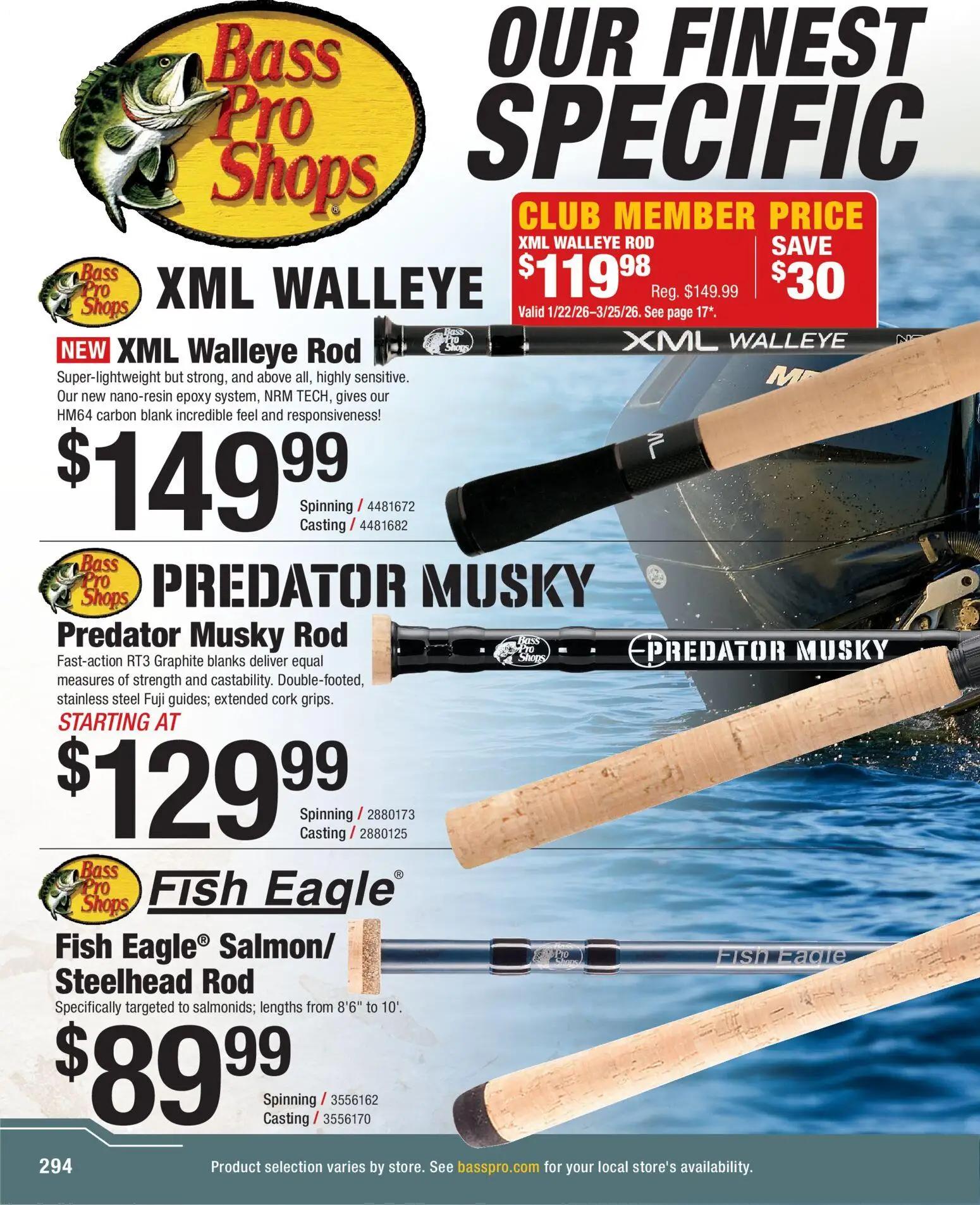 cabelas - Cabela's Spring Fishing Master 26 - from Thursday 01/22 2026 - page: 294