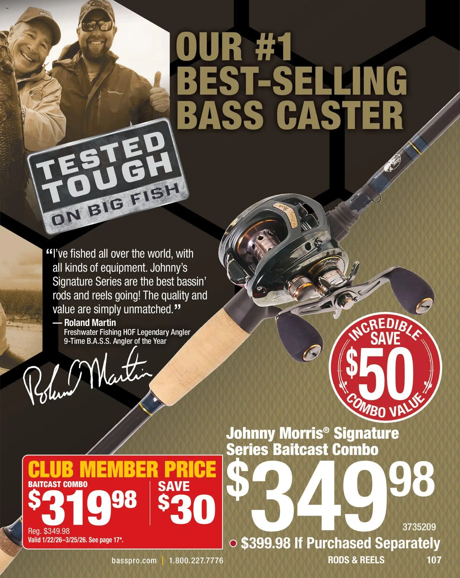 cabelas - Cabela's Spring Fishing Master 26 - from Thursday 01/22 2026 - page: 107
