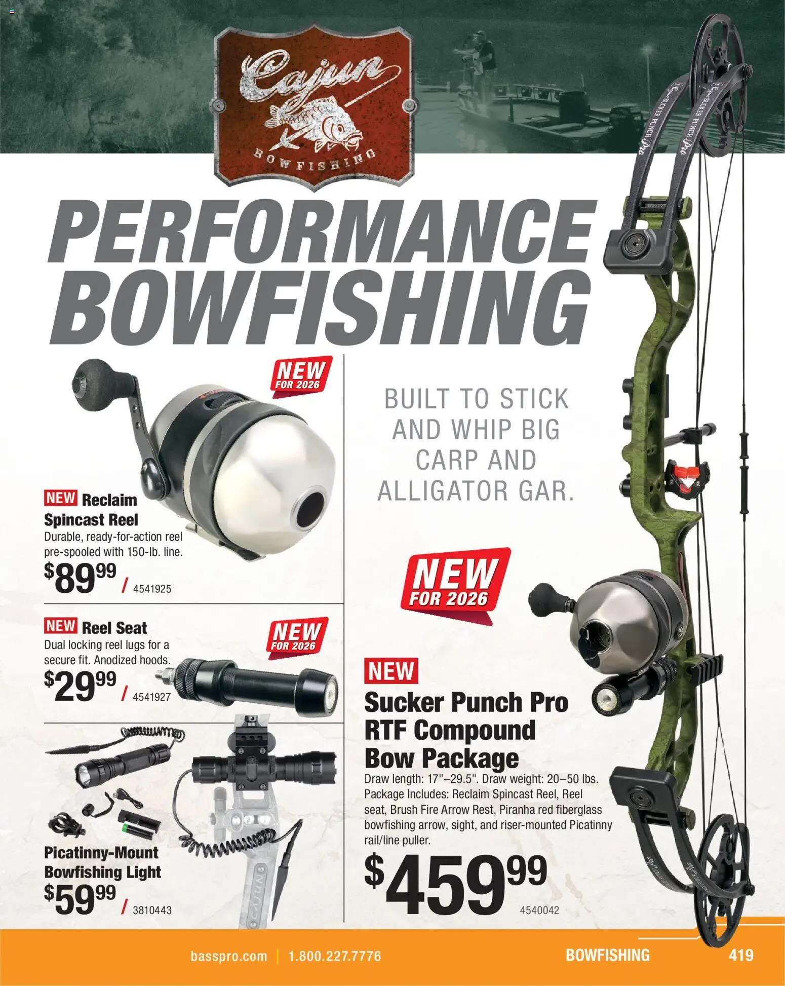cabelas - Cabela's Spring Fishing Master 26 - from Thursday 01/22 2026 - page: 419