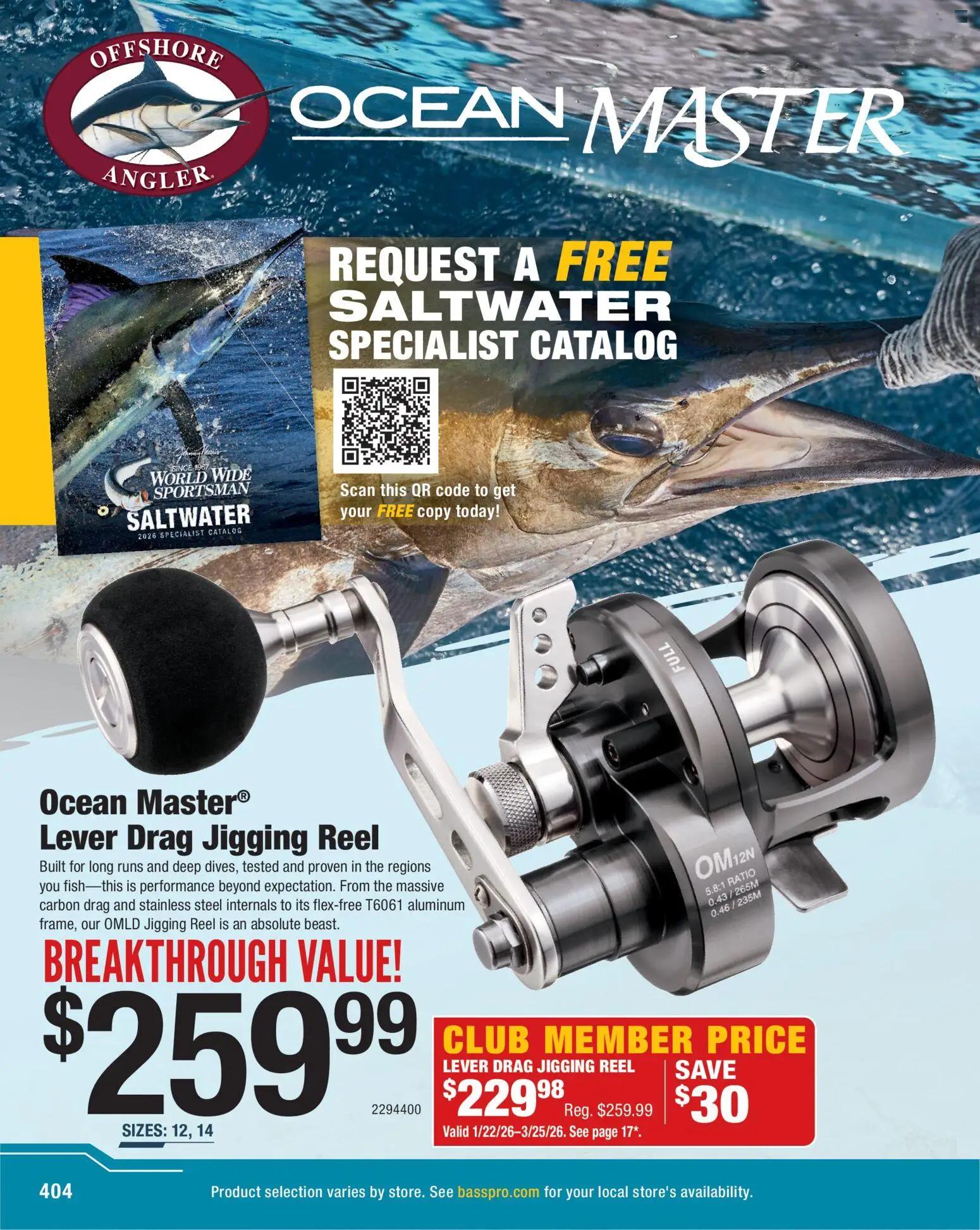 cabelas - Cabela's Spring Fishing Master 26 - from Thursday 01/22 2026 - page: 404