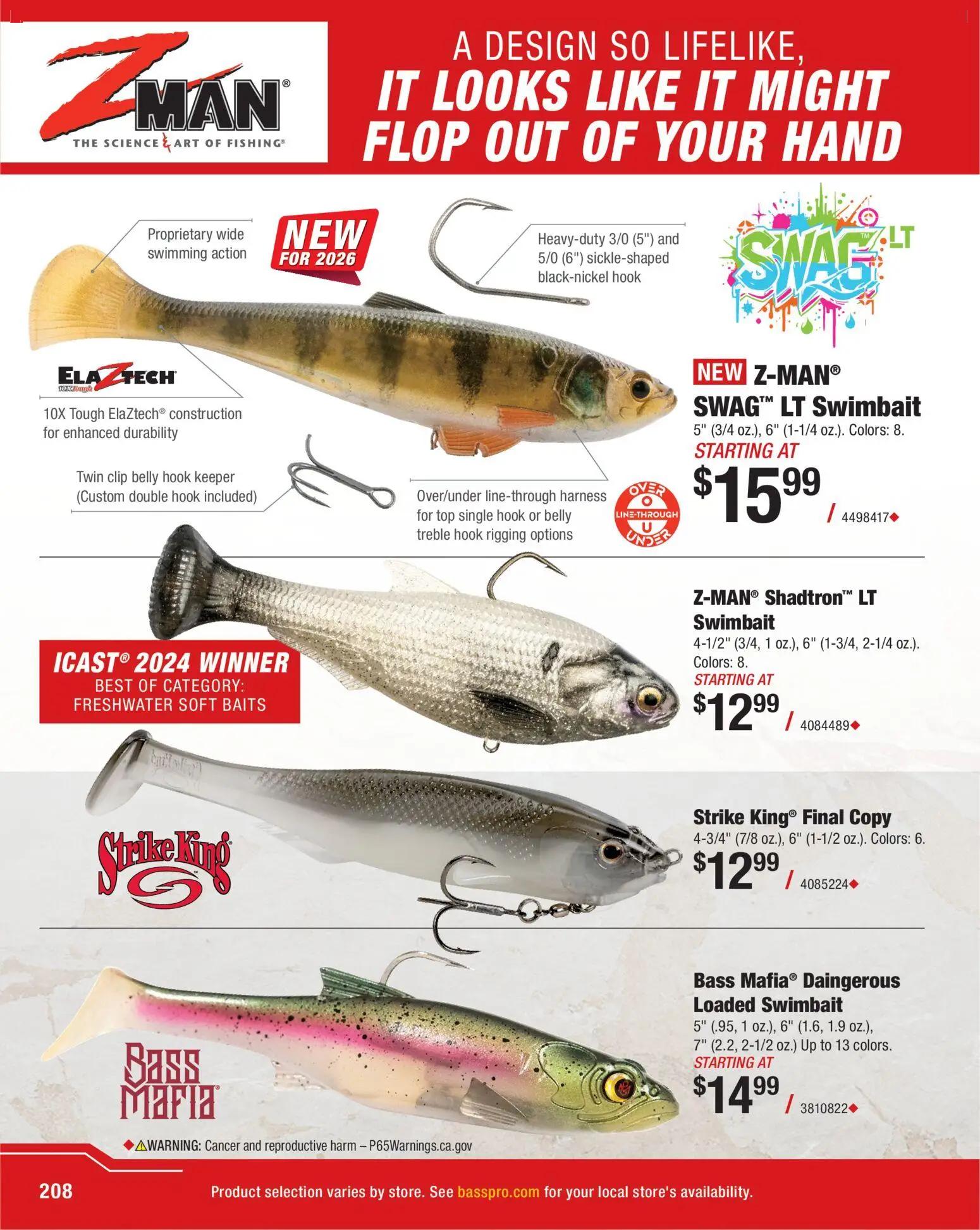 cabelas - Cabela's Spring Fishing Master 26 - from Thursday 01/22 2026 - page: 208