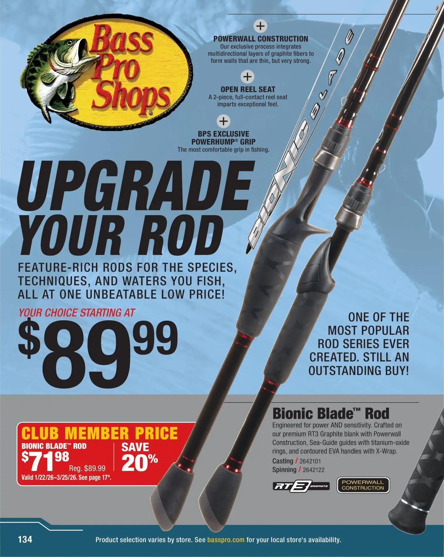 cabelas - Cabela's Spring Fishing Master 26 - from Thursday 01/22 2026 - page: 134