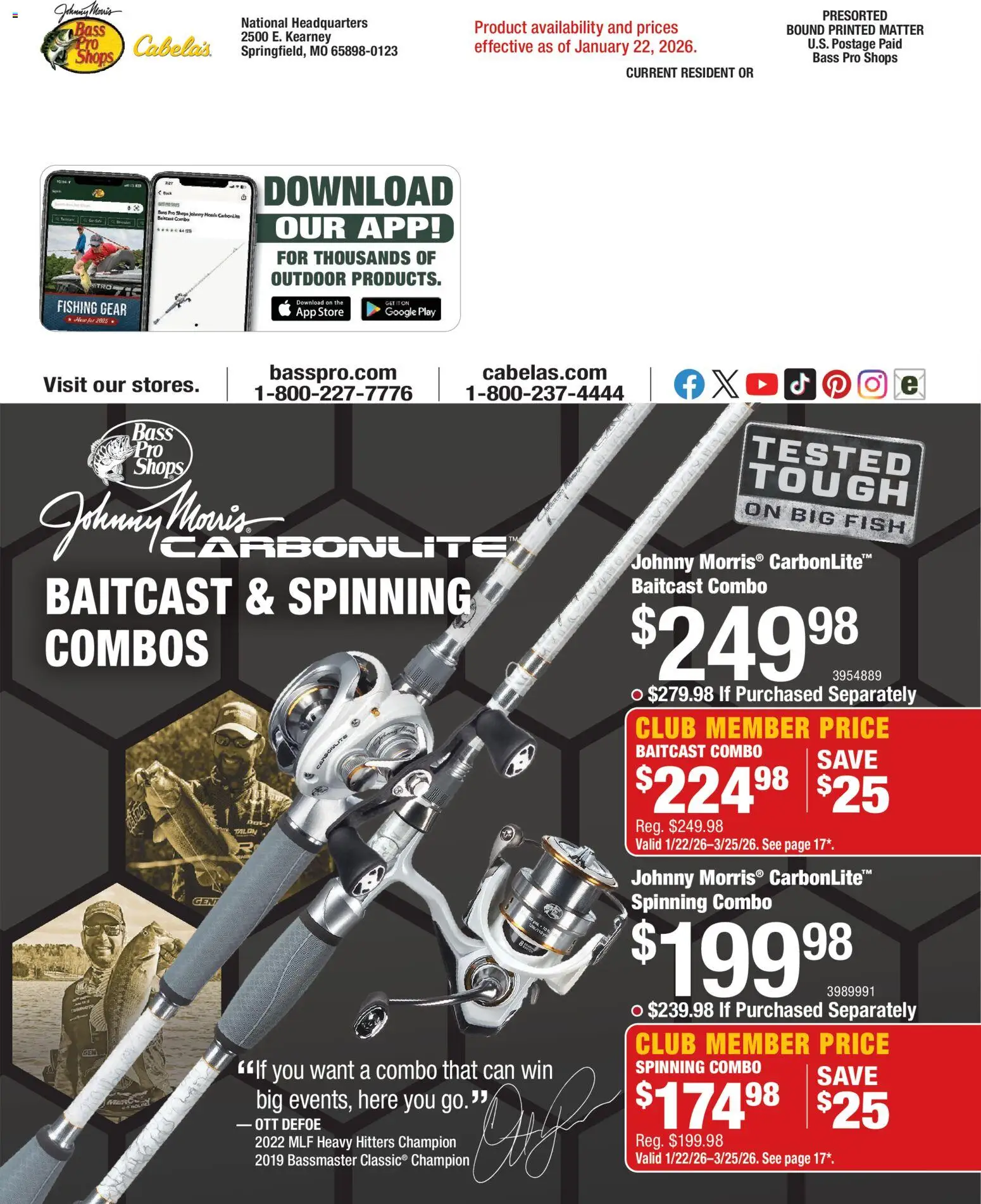 cabelas - Cabela's Spring Fishing Master 26 - from Thursday 01/22 2026 - page: 600