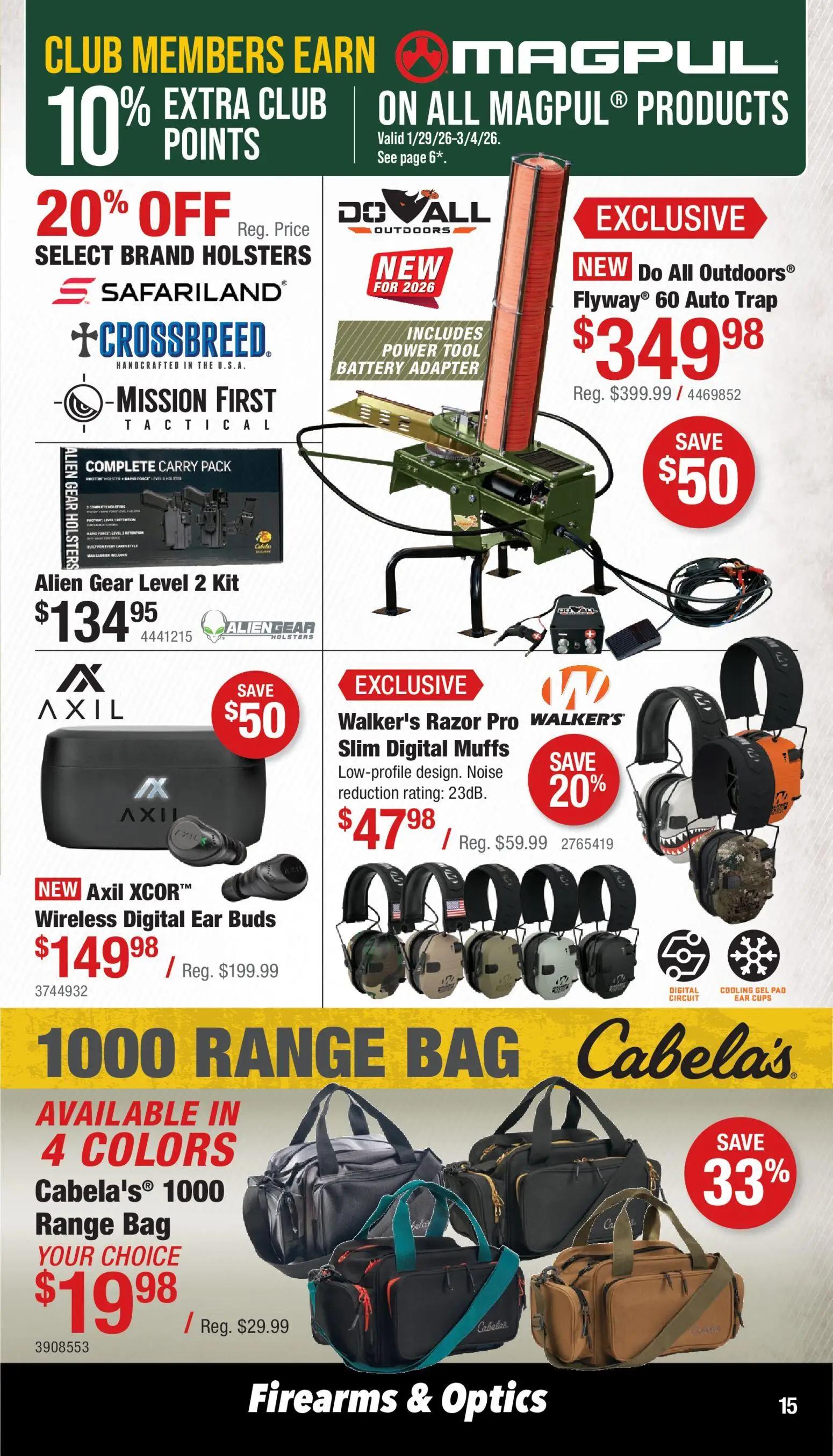cabelas - Cabela's Firearms & Optics 26 - from Sunday 02/01 2026 - page: 15