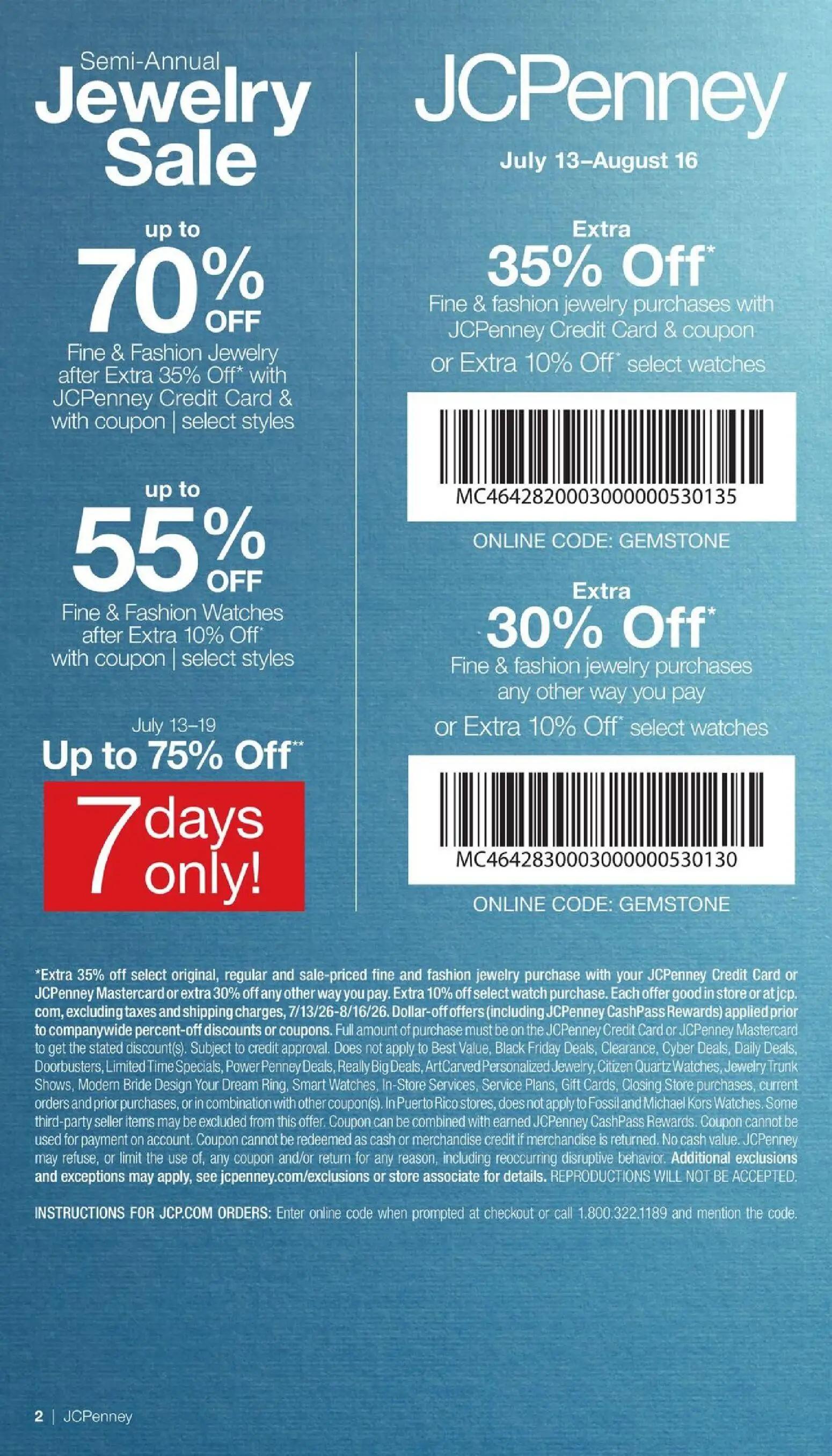 jcpenney - JCPenney Semi-Annual Jewelry Sale - 07/13 - 08/16 2026 - page: 28